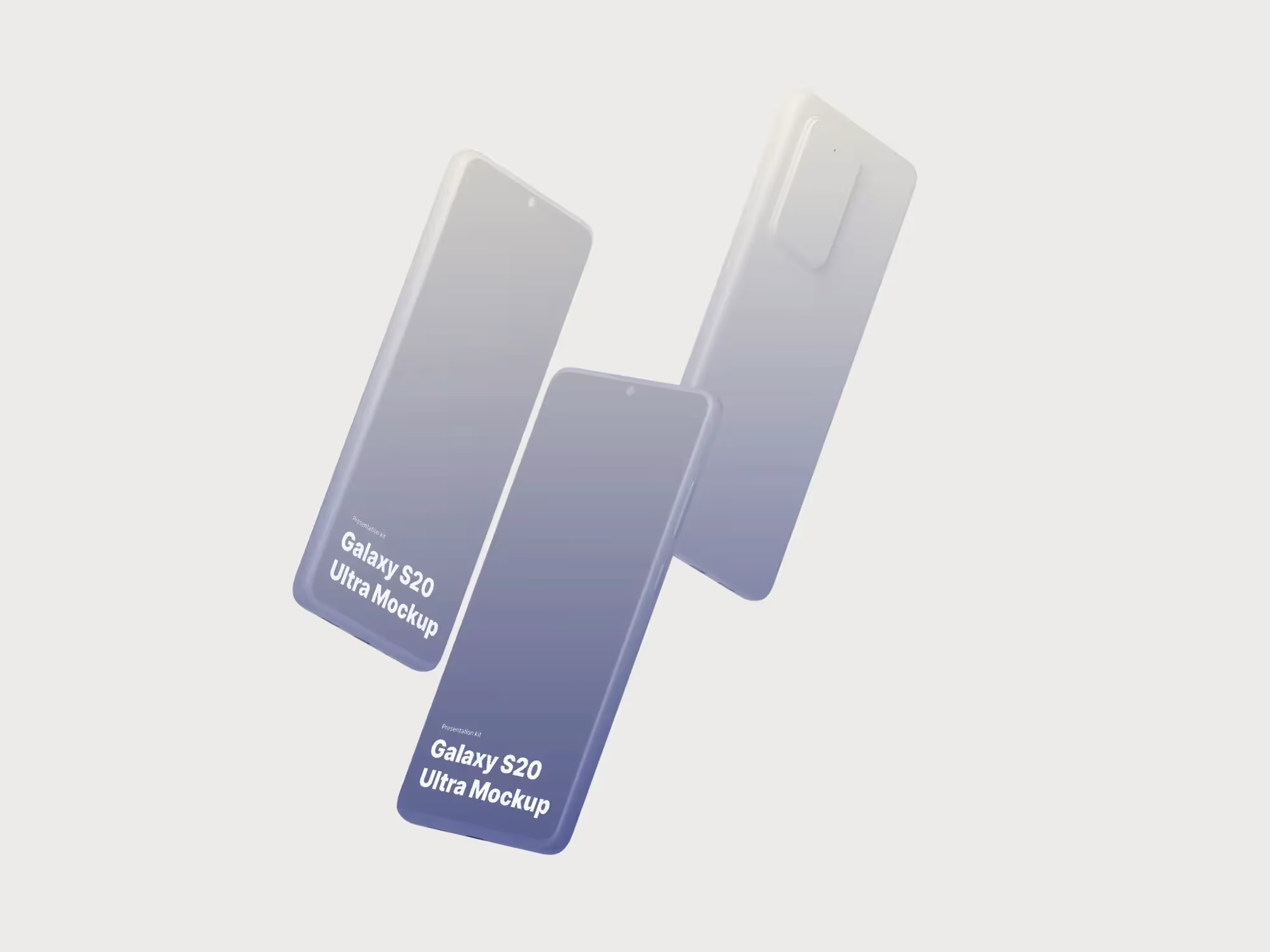 Samsung Galaxy S20 Ultra Mockups | Full Resolution File