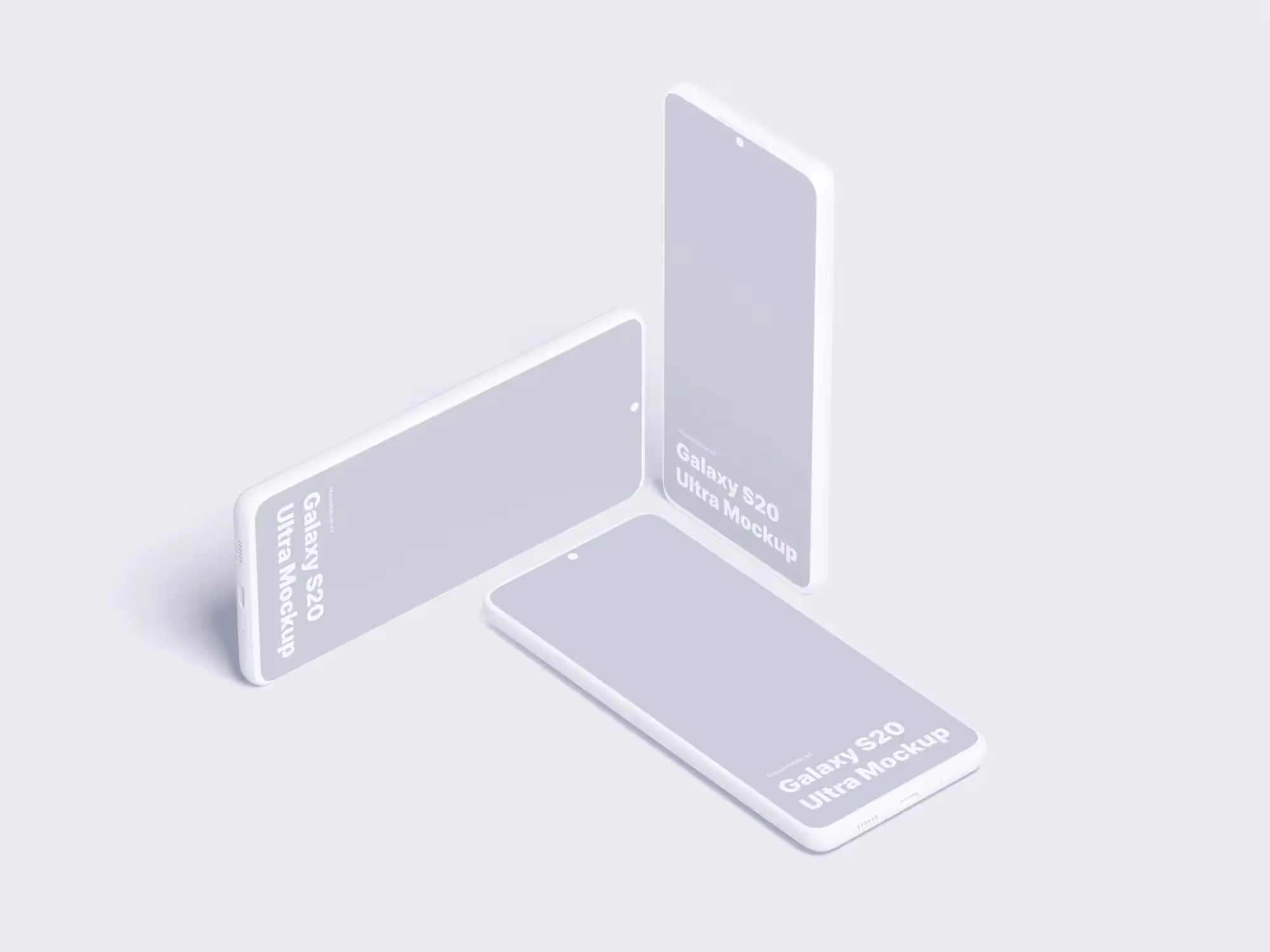 Samsung Galaxy S20 Ultra Mockups | Professional Template