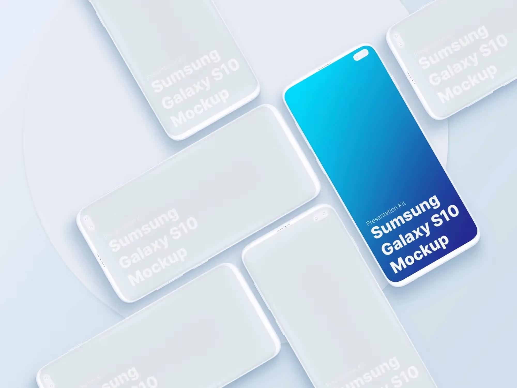 Samsung Galaxy S10 Mockups | Best Seller Template