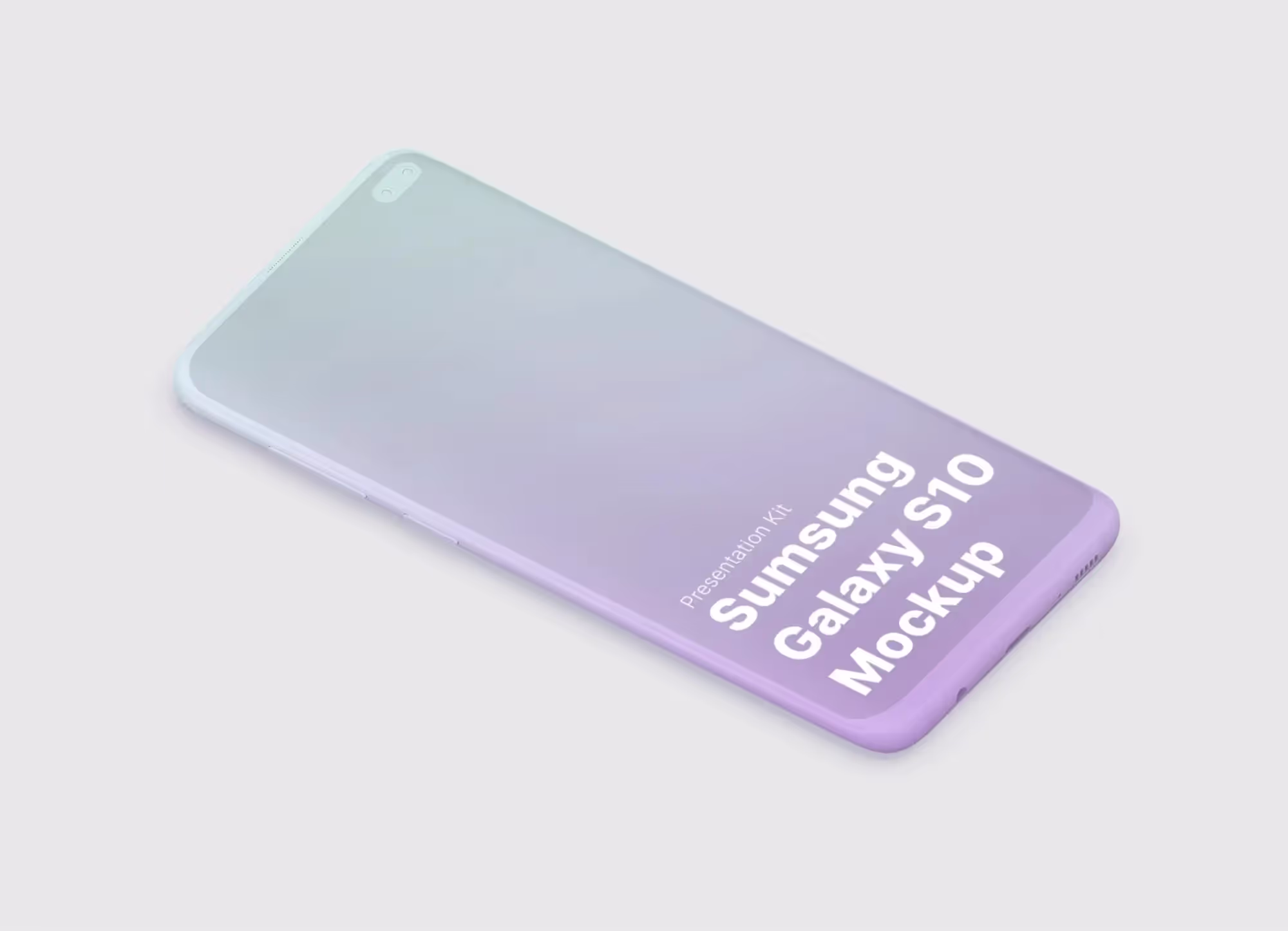 Samsung Galaxy S10 Mockups | Full Resolution File