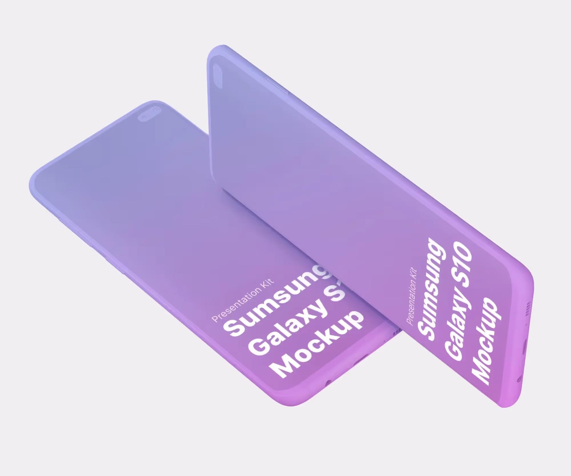 Samsung Galaxy S10 Mockups | Premium Download Ready
