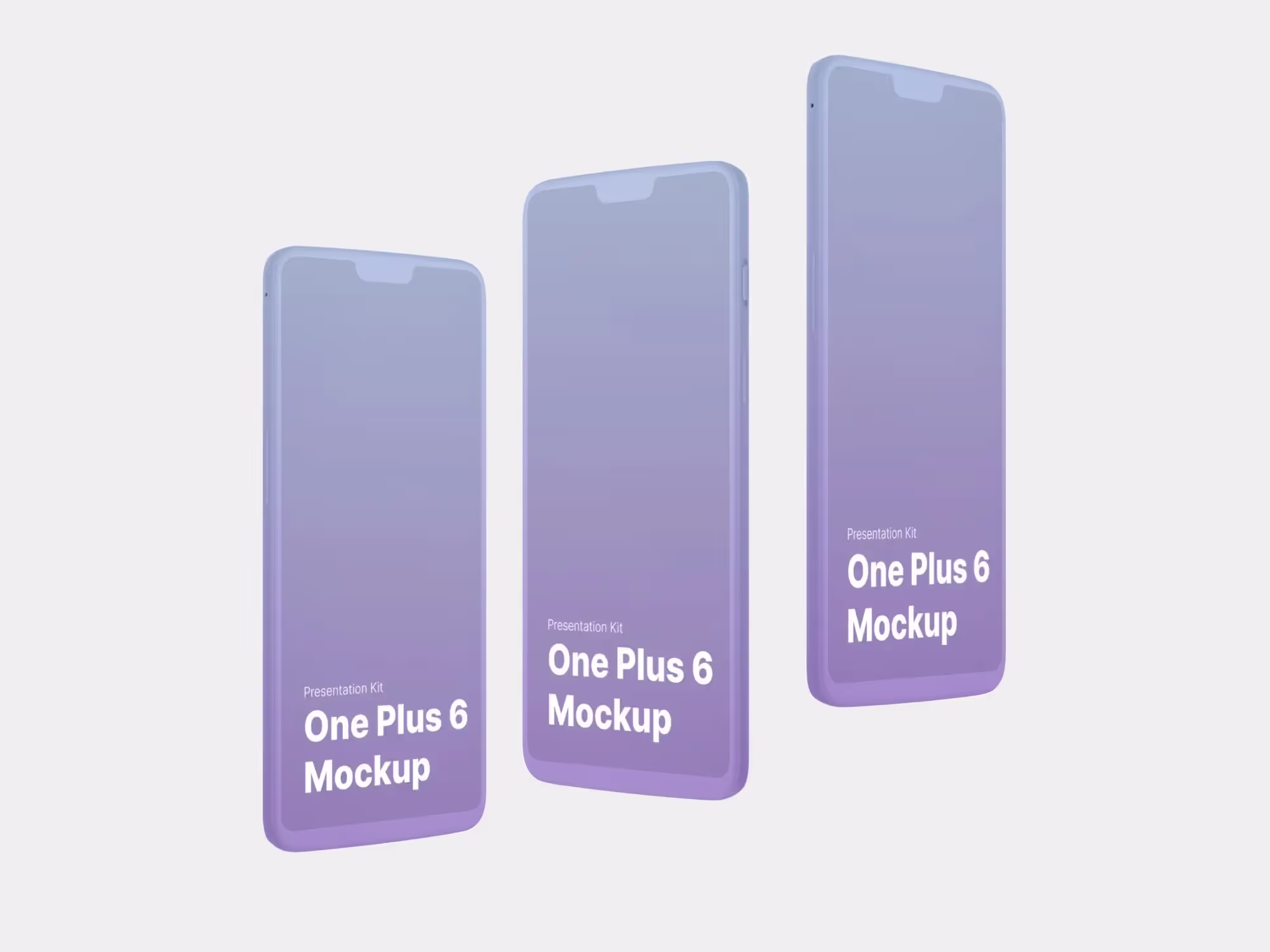 OnePlus 6 Mockups | Best Seller Template