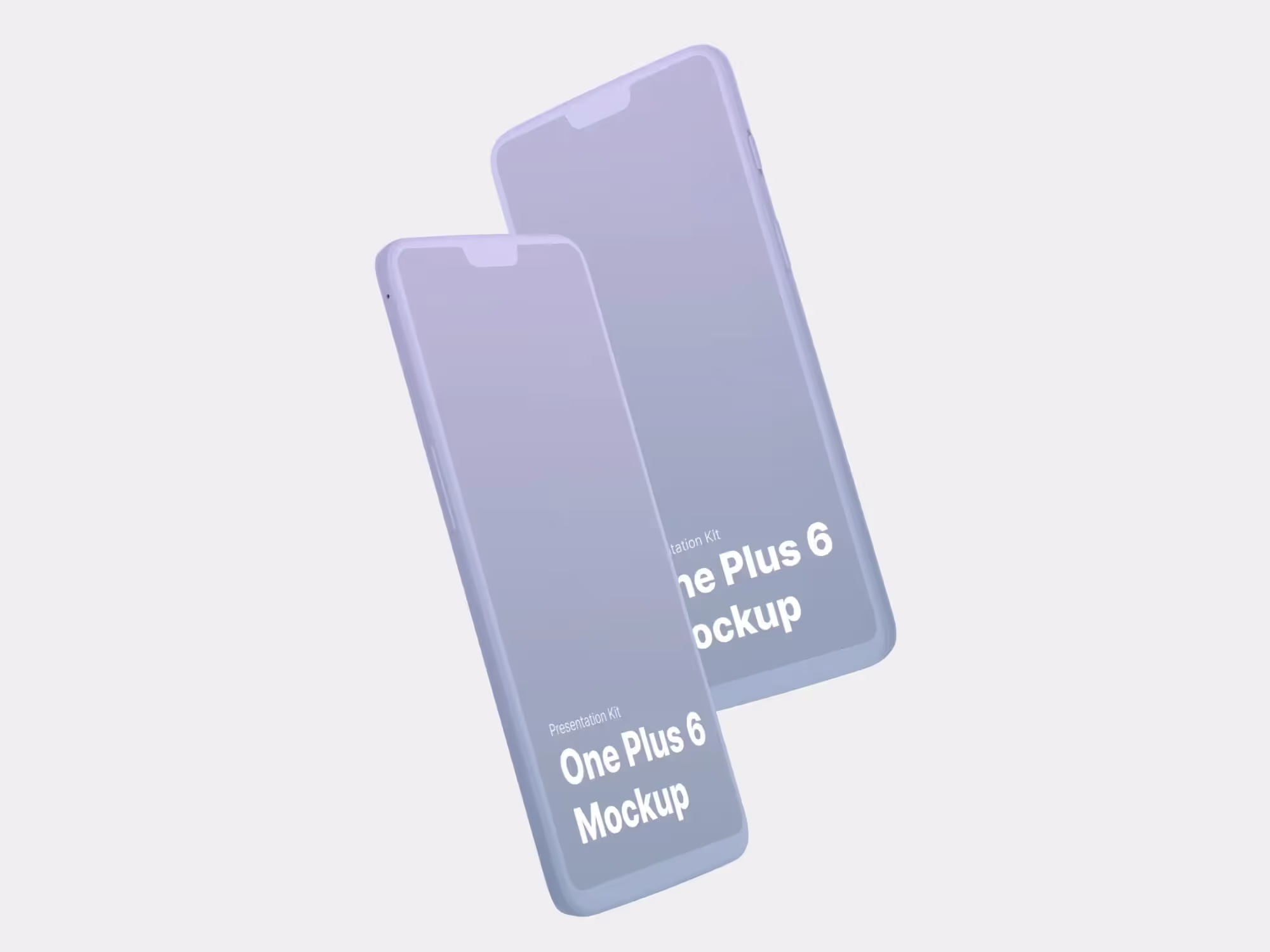 OnePlus 6 Mockups | Full Resolution File