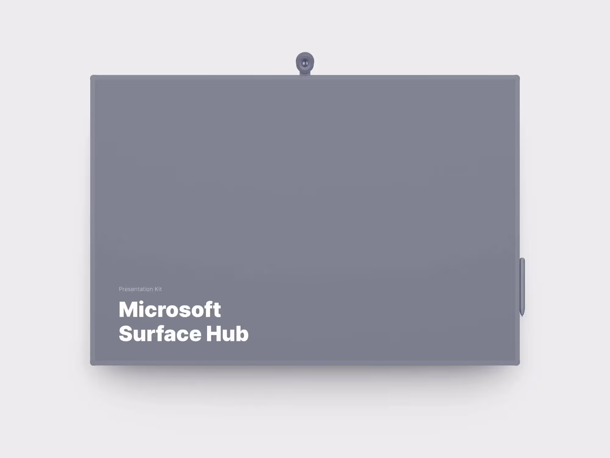 Microsoft Surface Hub Mockups | Professional Template