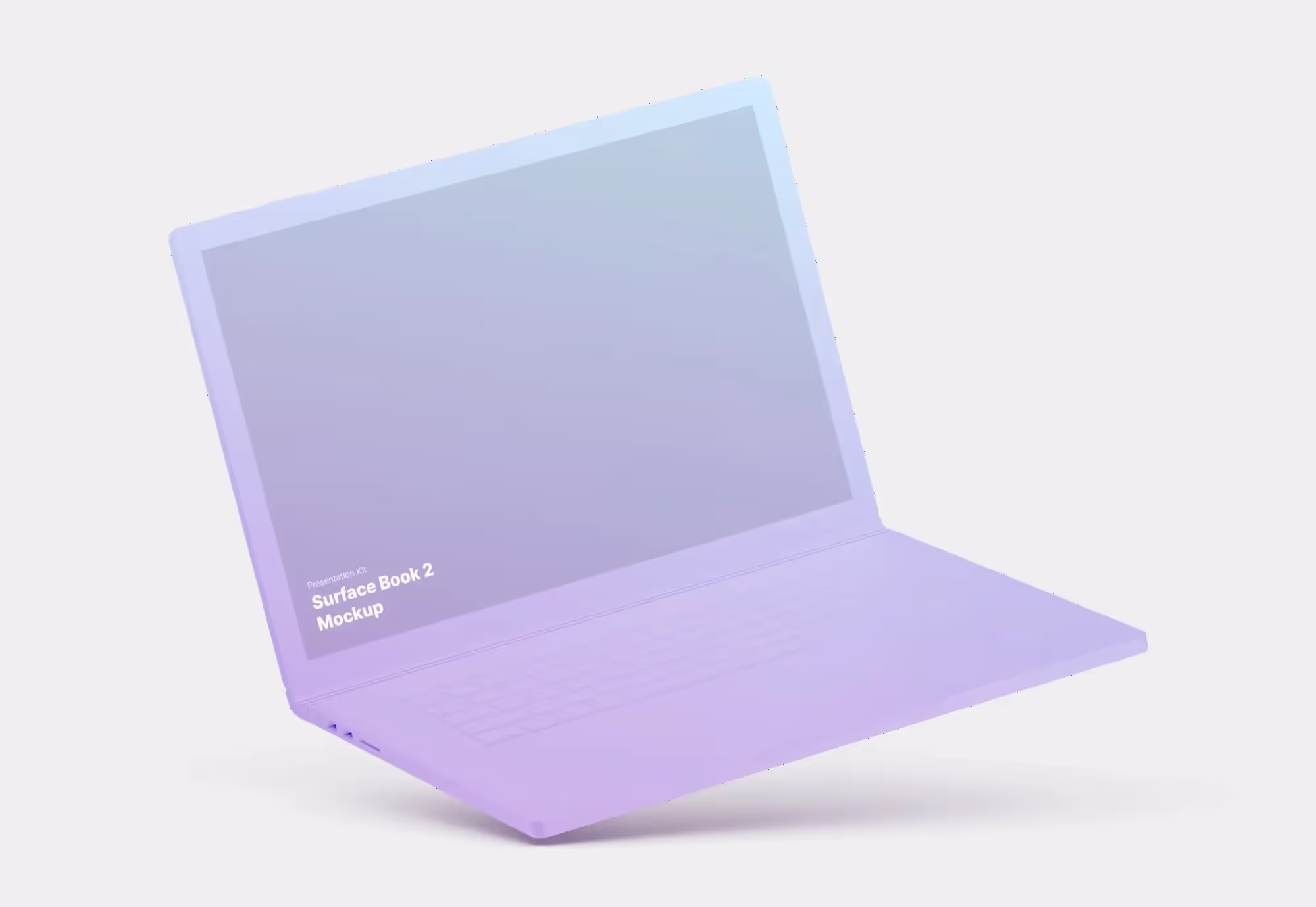 Microsoft Surface Book 2 Mockups | Best Seller Template