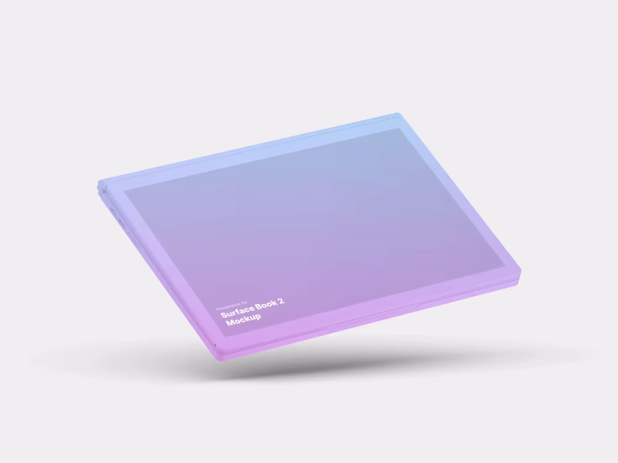 Microsoft Surface Book 2 Mockups | Full Resolution File