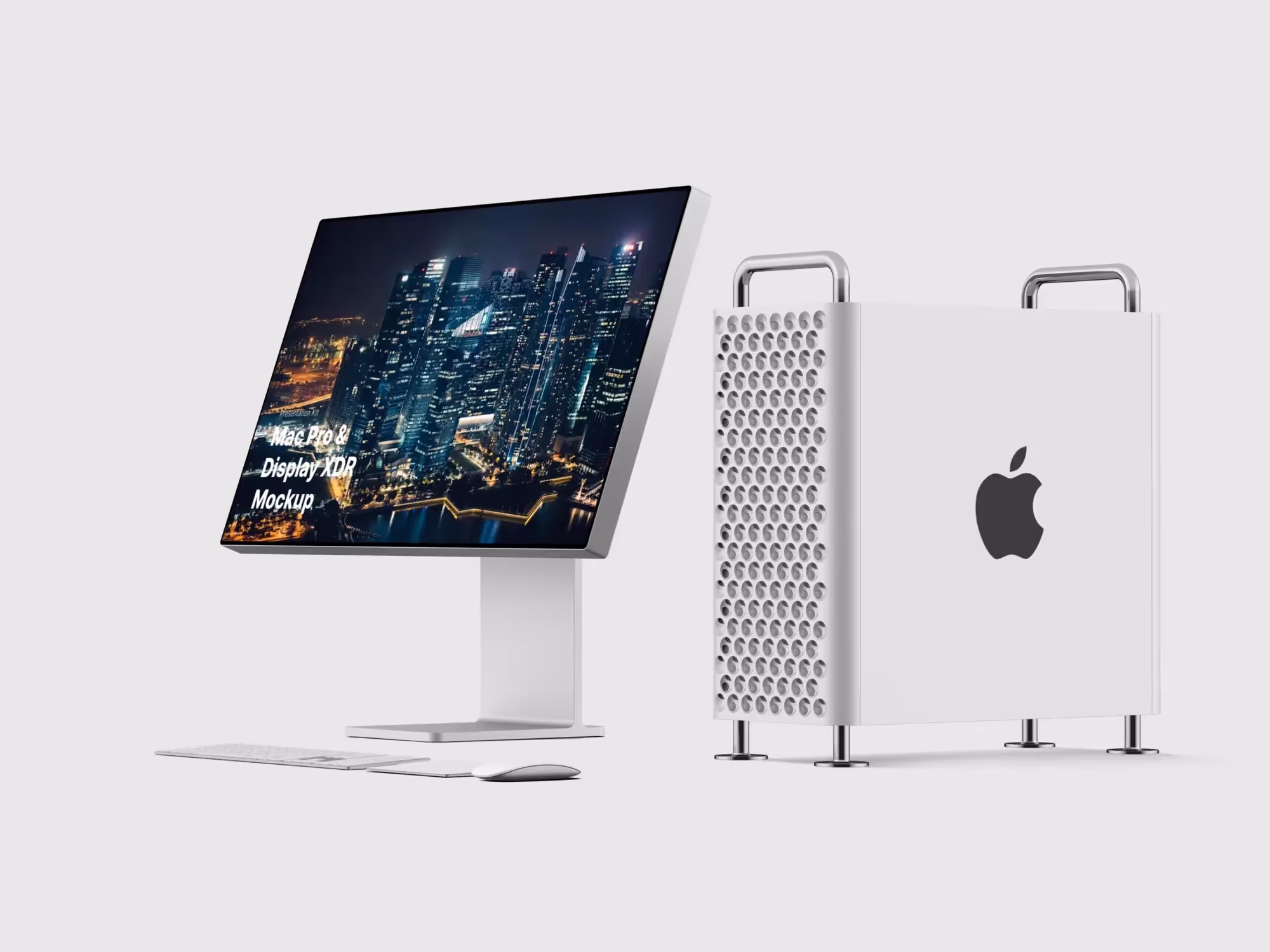 Mac Pro & Display XDR Mockups | Best Seller Template