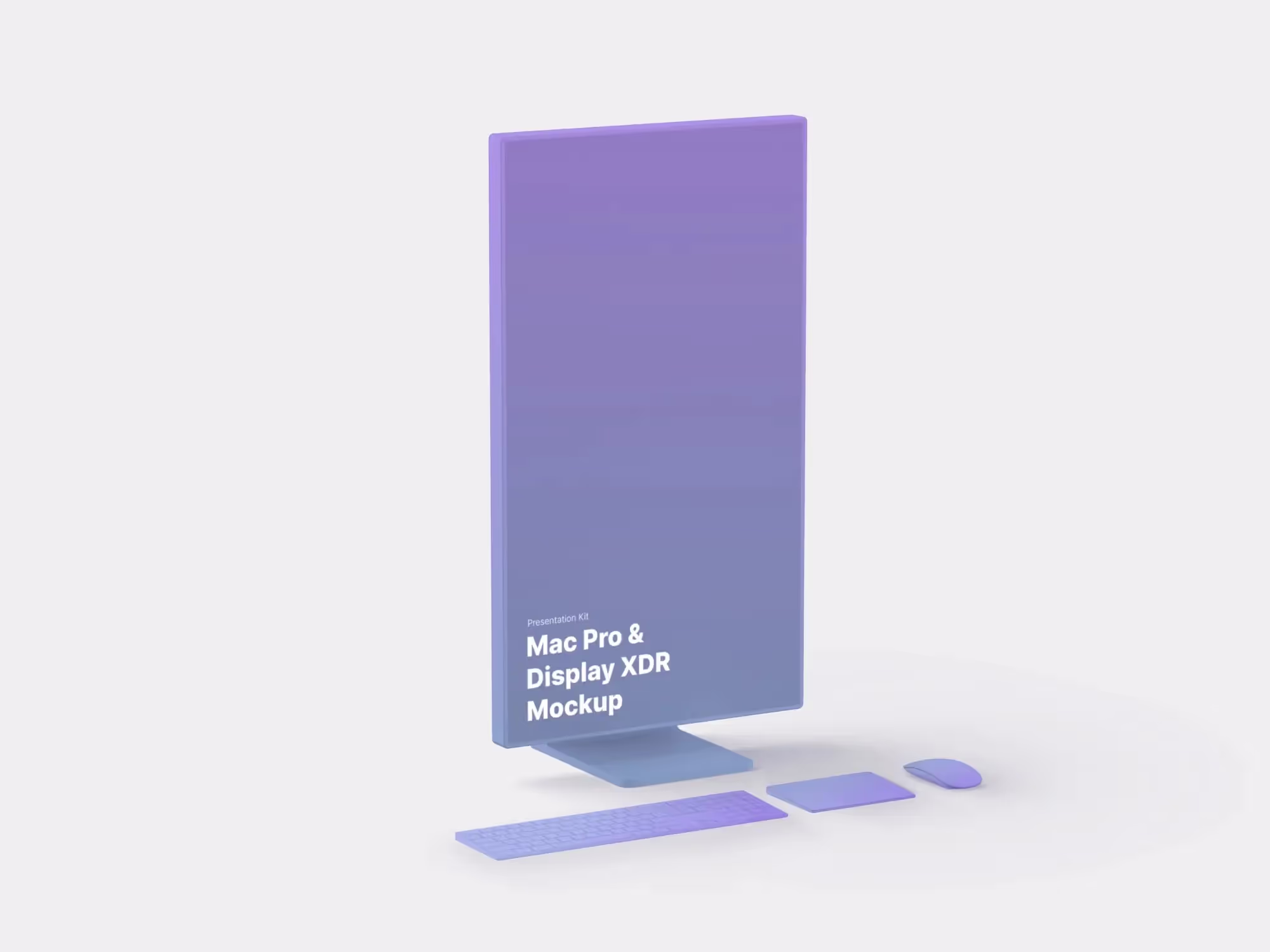 Mac Pro & Display XDR Mockups | Top Selling Mockup