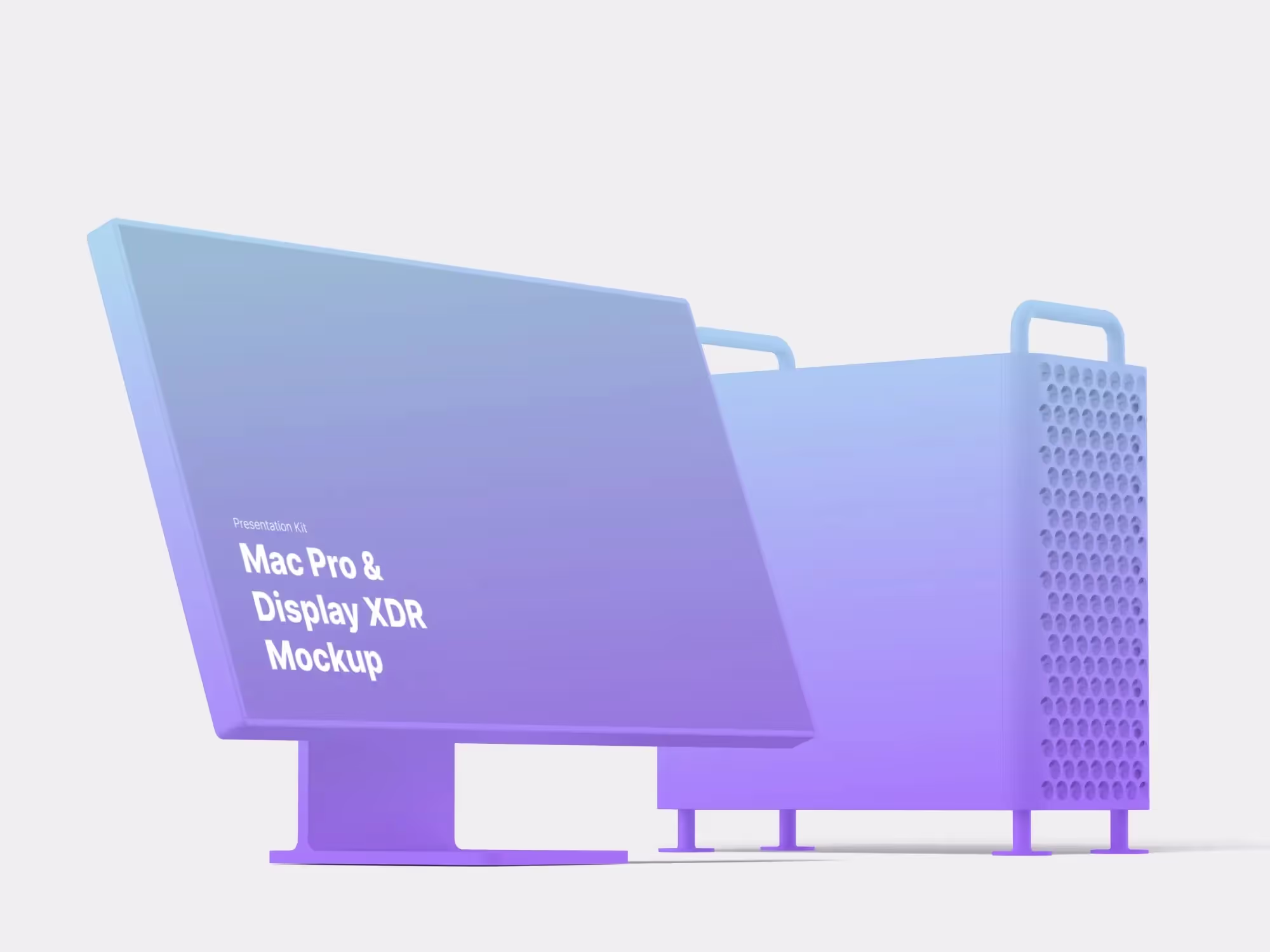 Mac Pro & Display XDR Mockups | Commercial License Ready