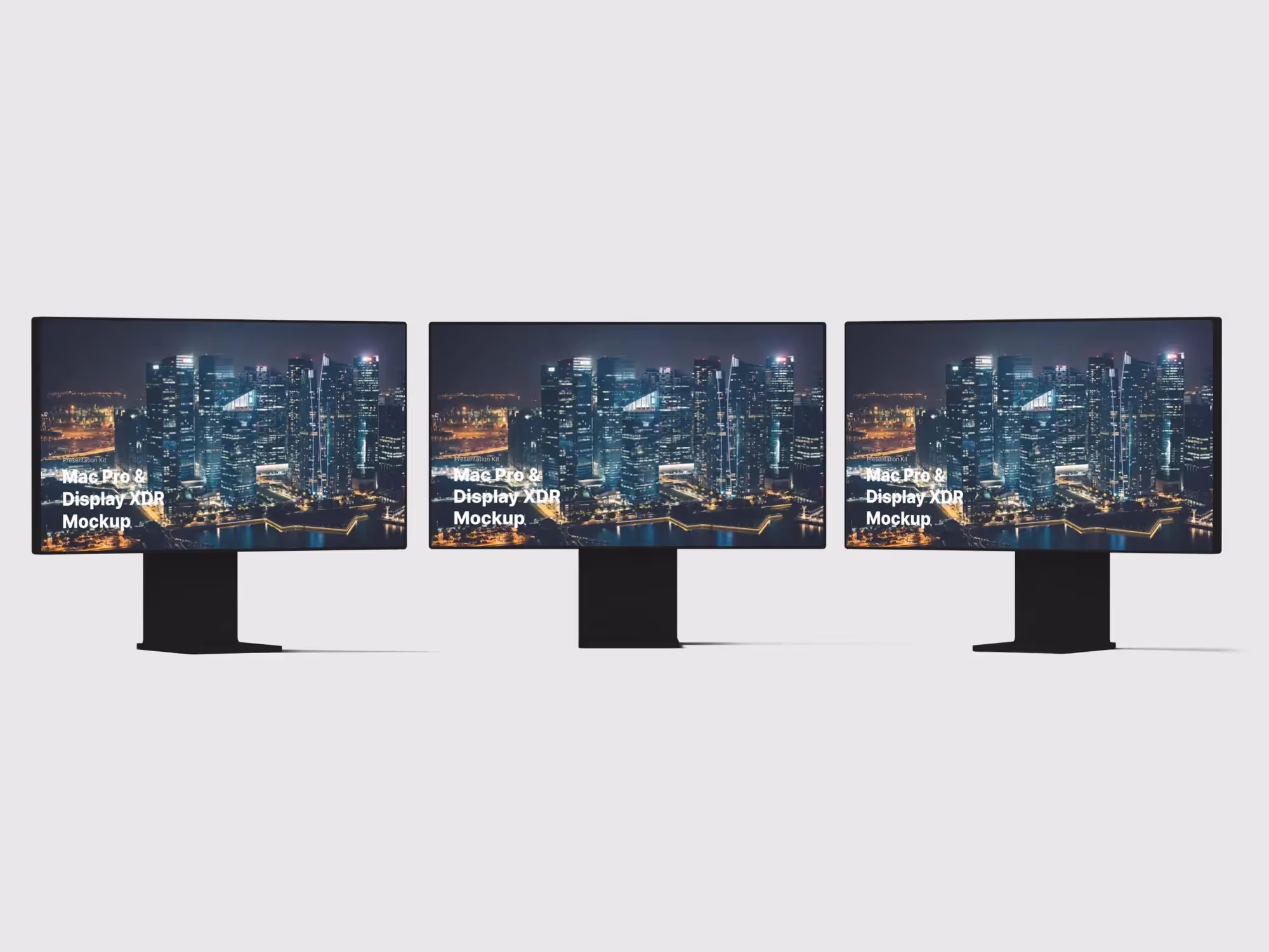 Mac Pro & Display XDR Mockups | Professional Template