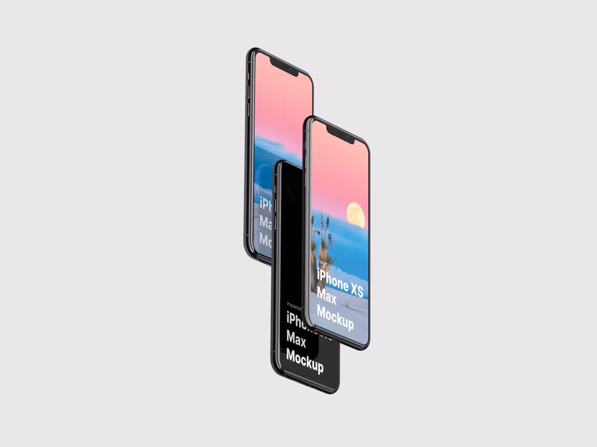 iPhone XS  Max Mockups | Premium Download Ready