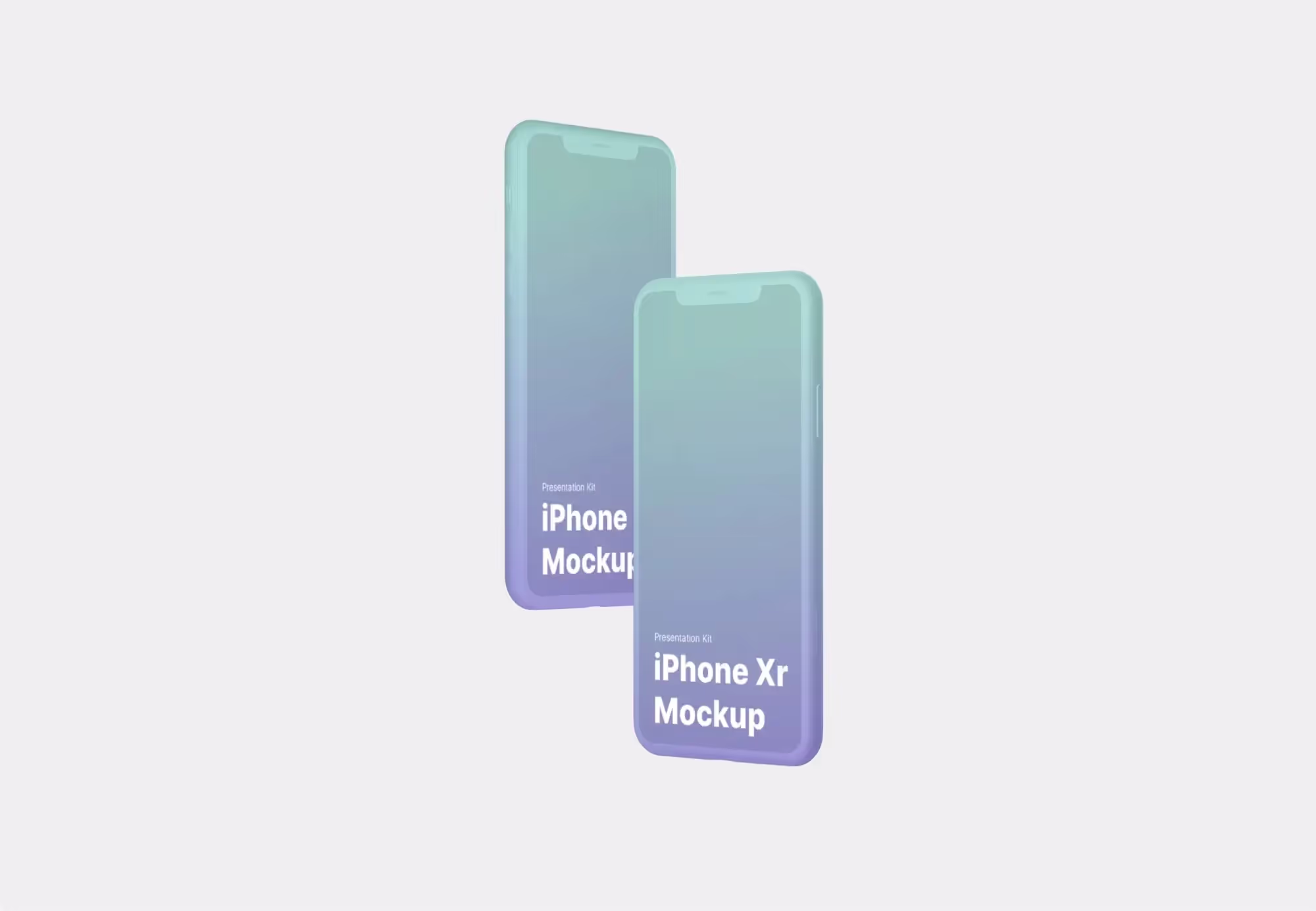 iPhone XR Mockups | Commercial License Ready