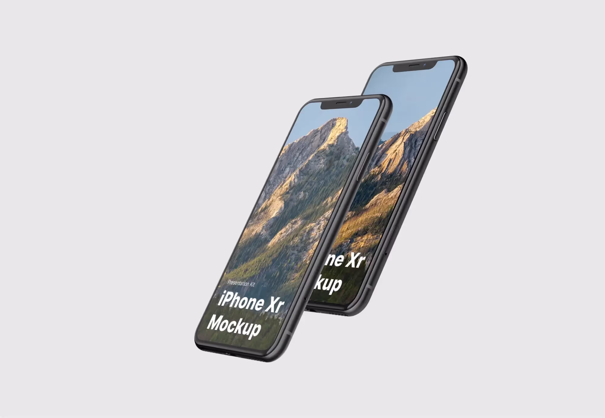 iPhone XR Mockups | Available on ls.graphics