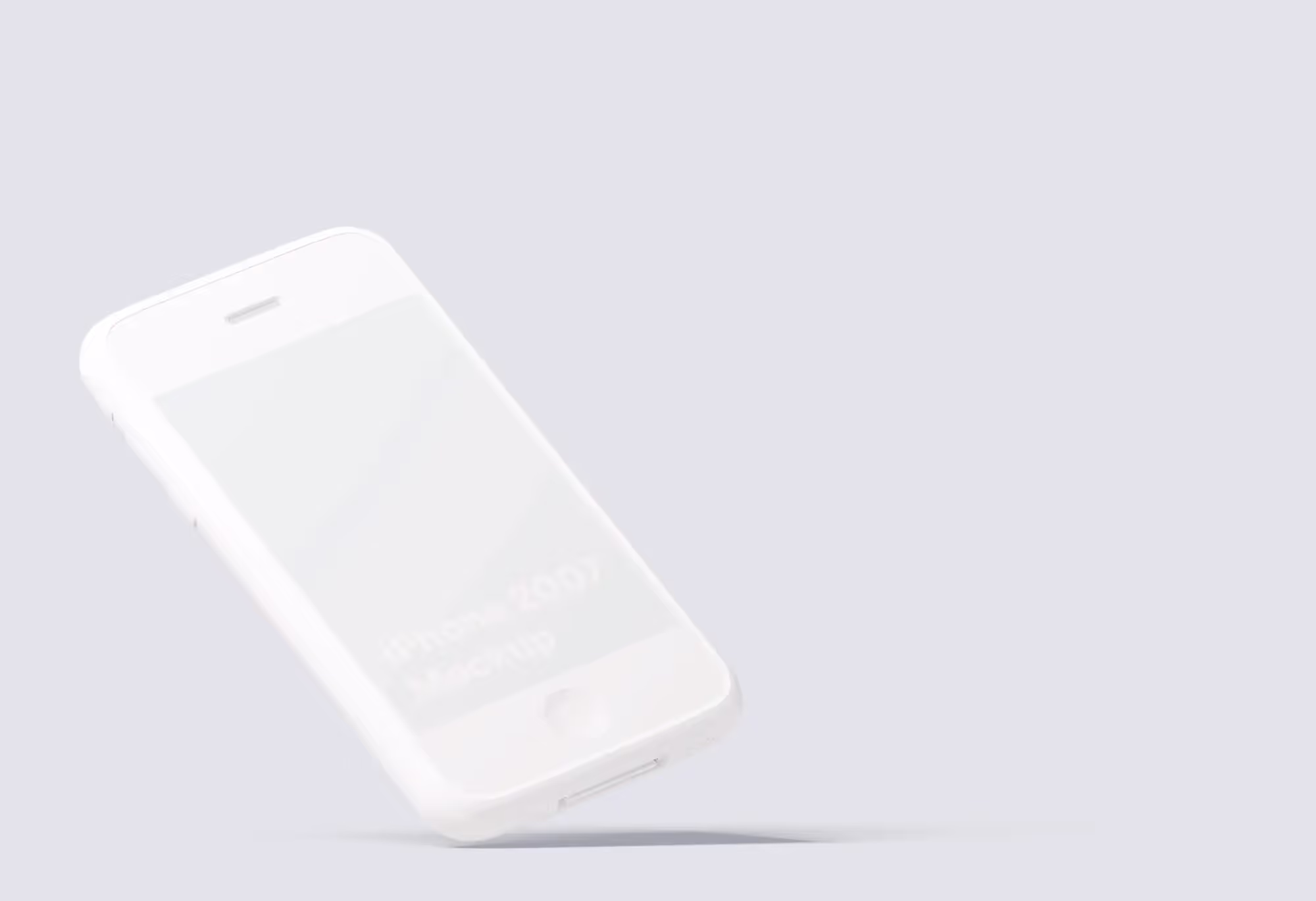 iPhone 2007 Mockups | High Quality Asset