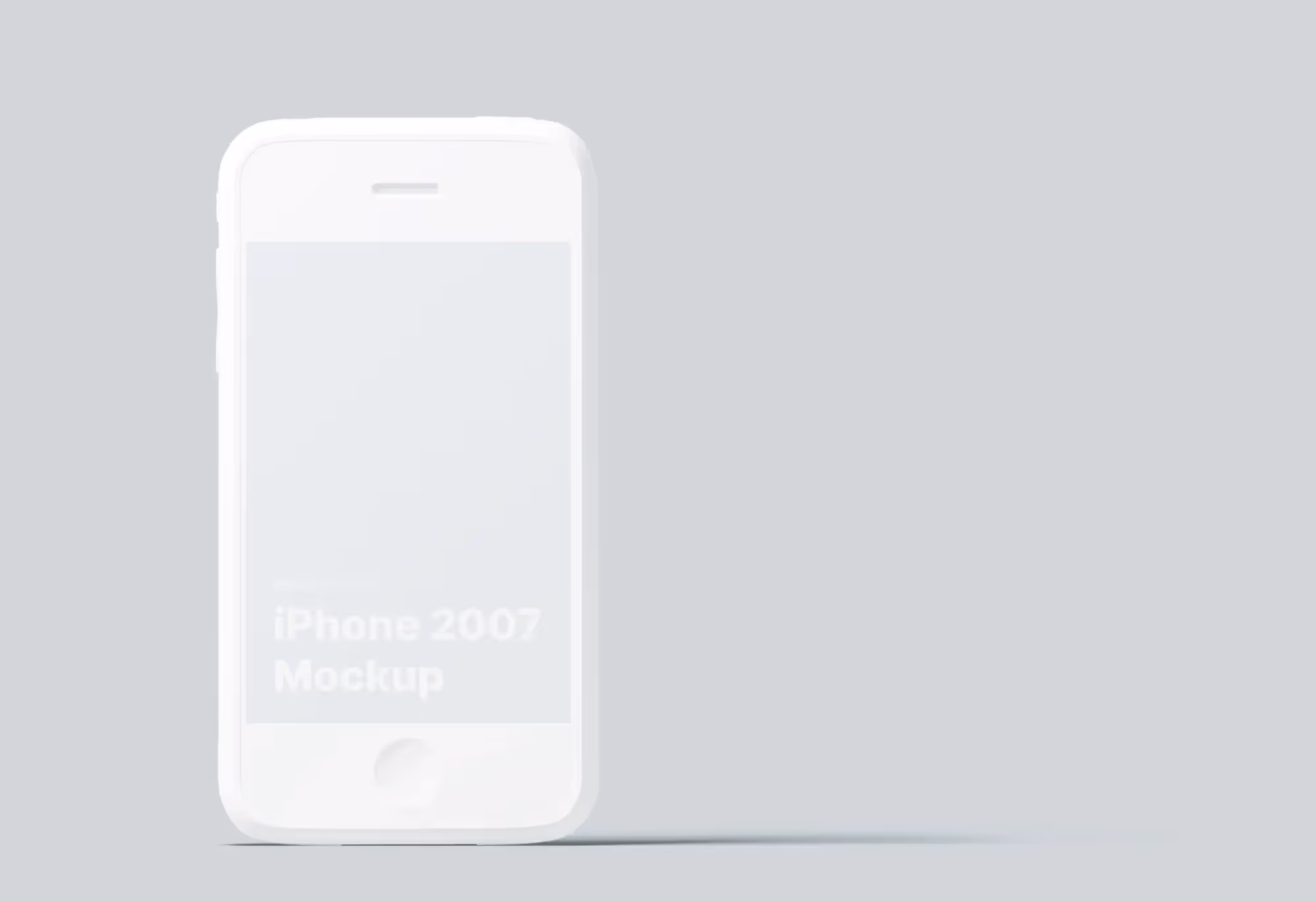 iPhone 2007 Mockups | Professional Template