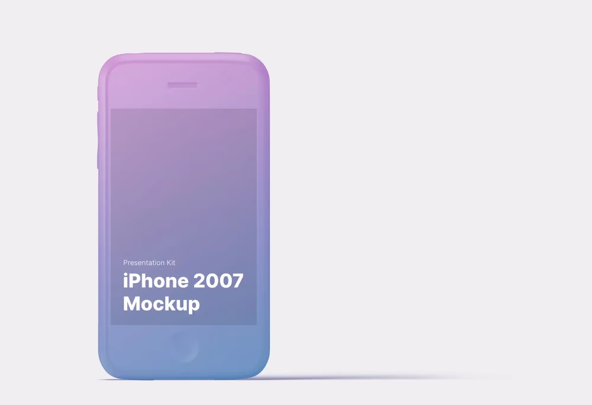 iPhone 2007 Mockups | Professional Template