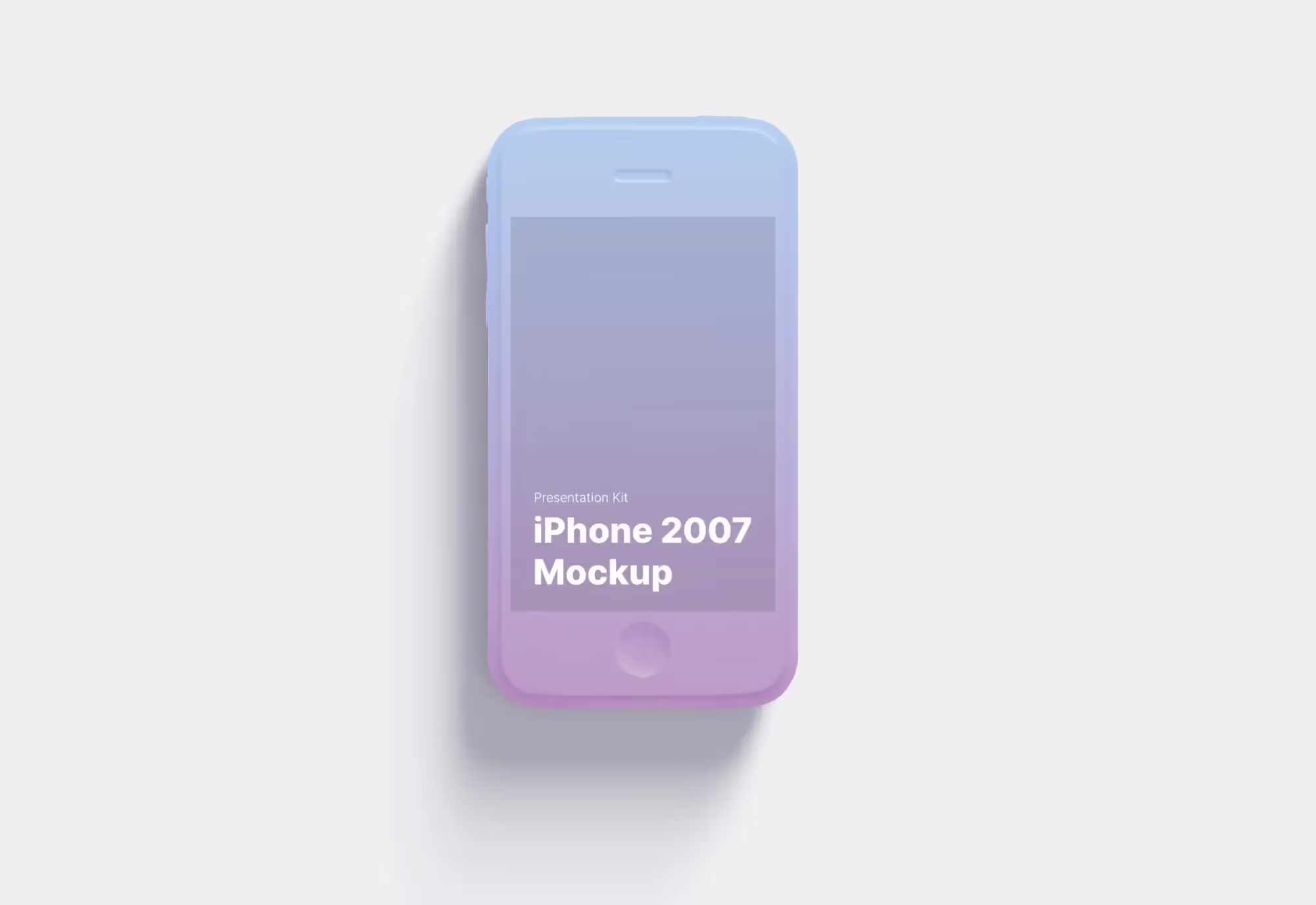 iPhone 2007 Mockups | Commercial License Ready