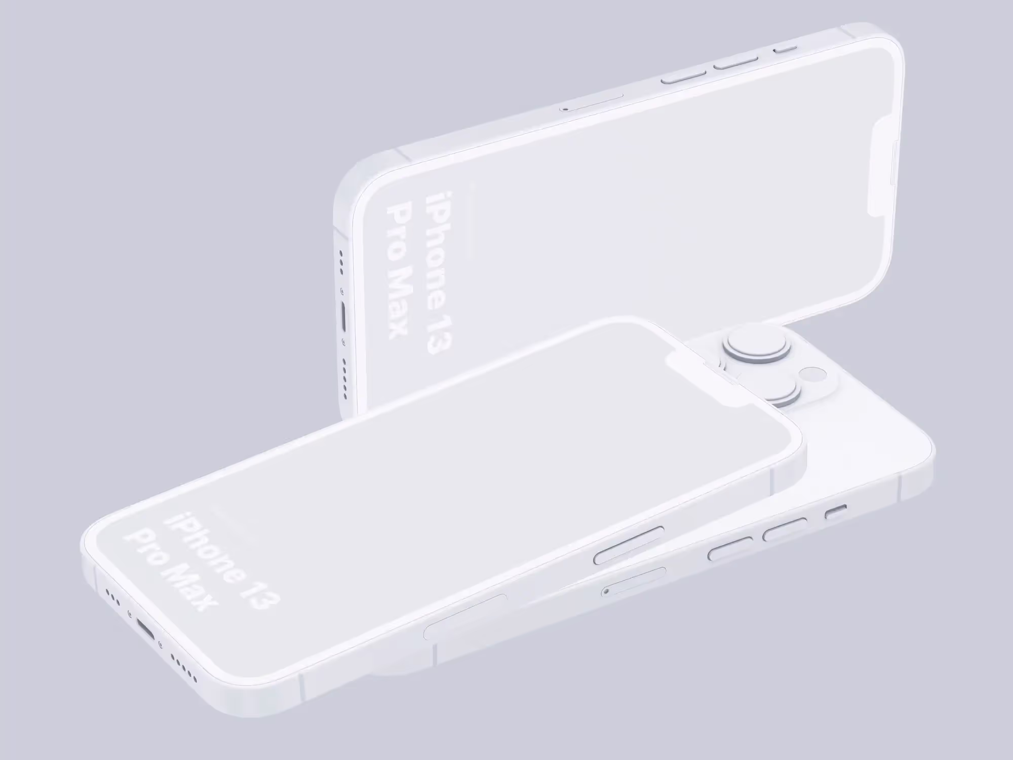 iPhone 13 Pro Mockups | Full Resolution File