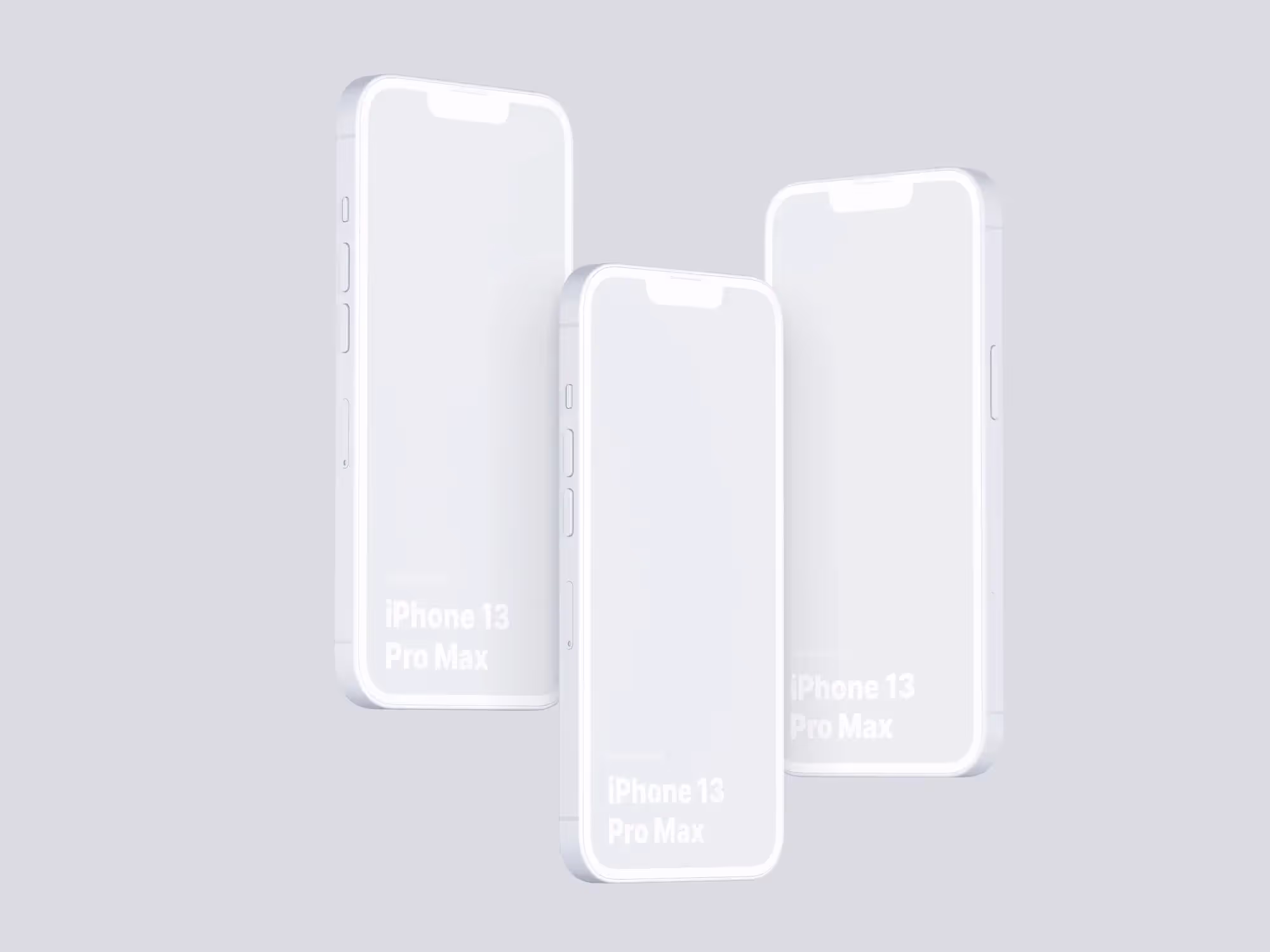 iPhone 13 Pro Mockups | Full Resolution File
