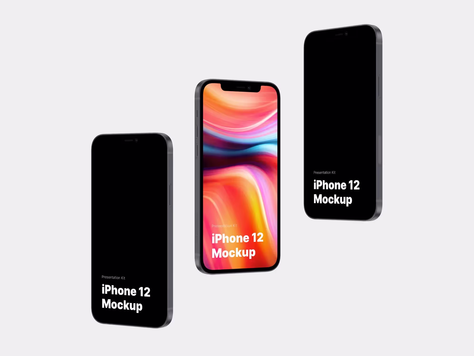 iPhone 12 Mockups | Full Resolution File