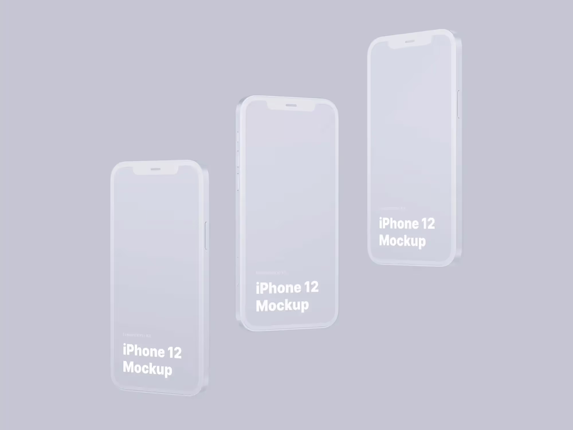 iPhone 12 Mockups | Full Resolution File