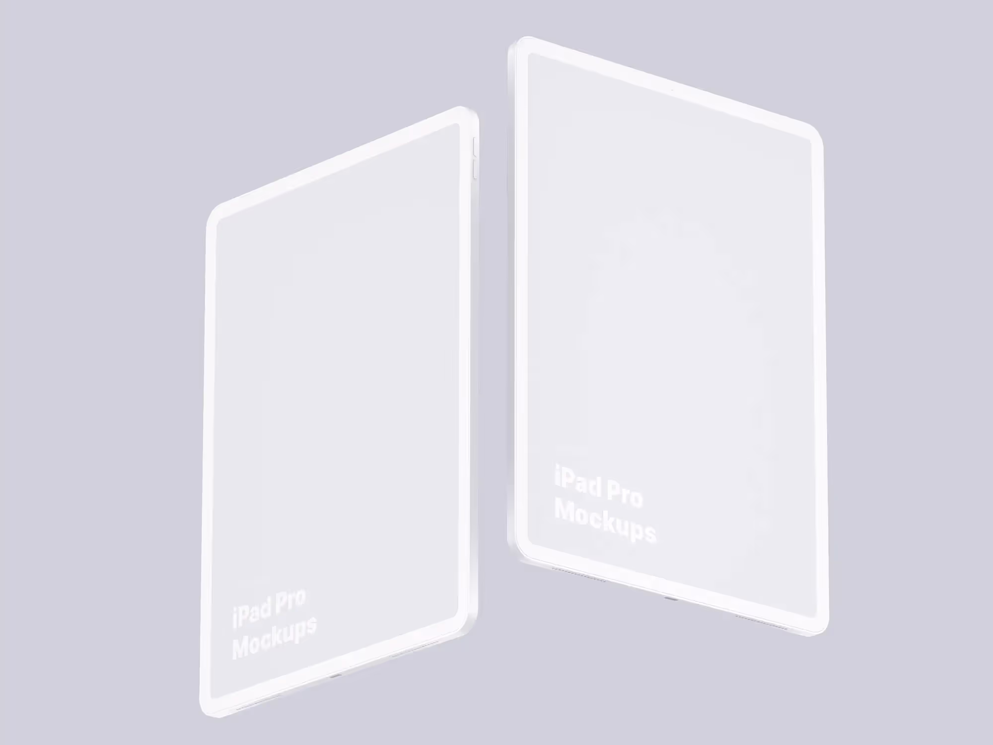 iPad Pro Mockups (2020) | Full Resolution File