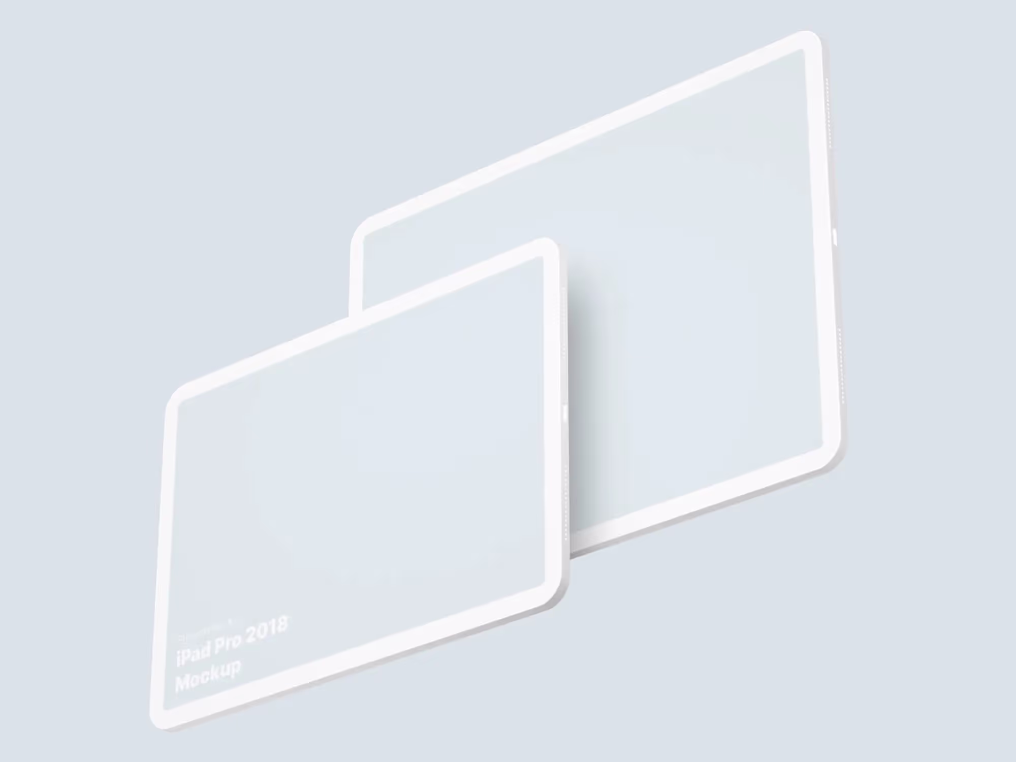 iPad Pro Mockups (2018) | High Quality Asset