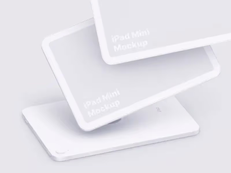 iPad Mini Mockups | Full Resolution File