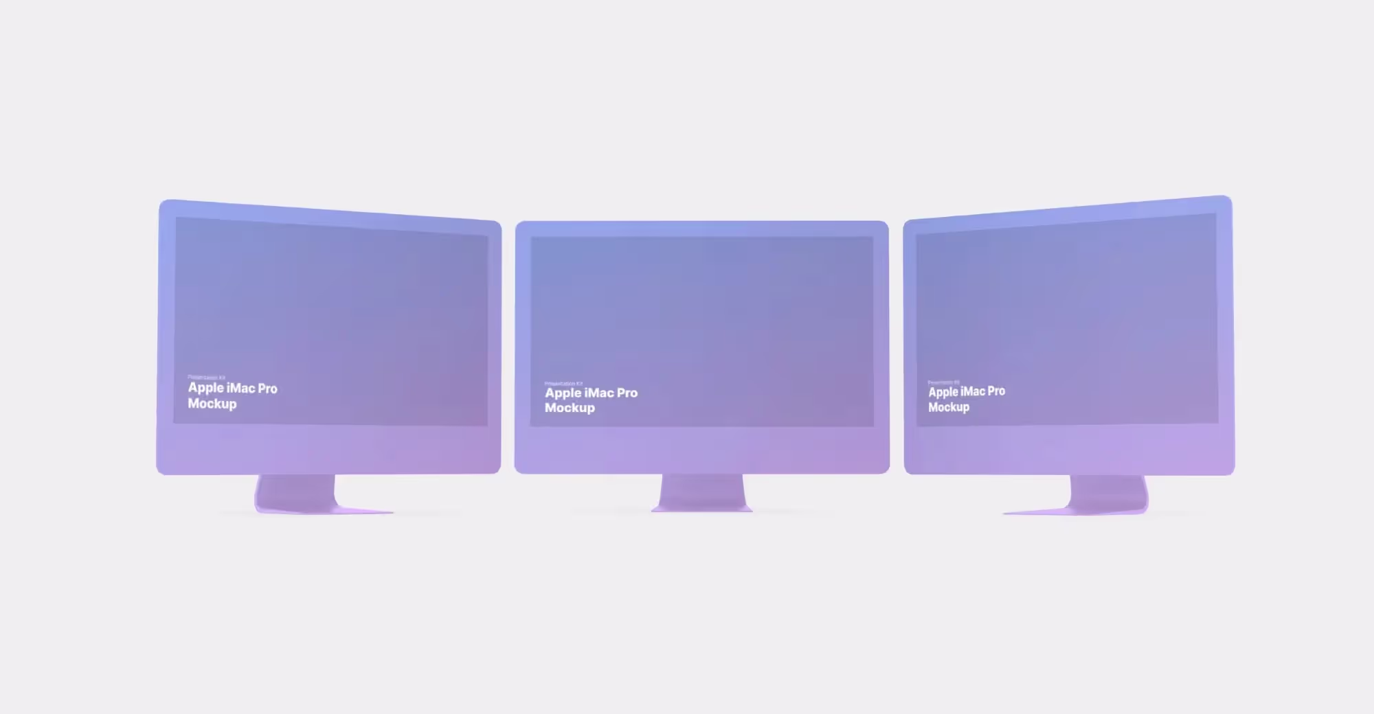 iMac, iMac Pro Mockups | Commercial License Ready