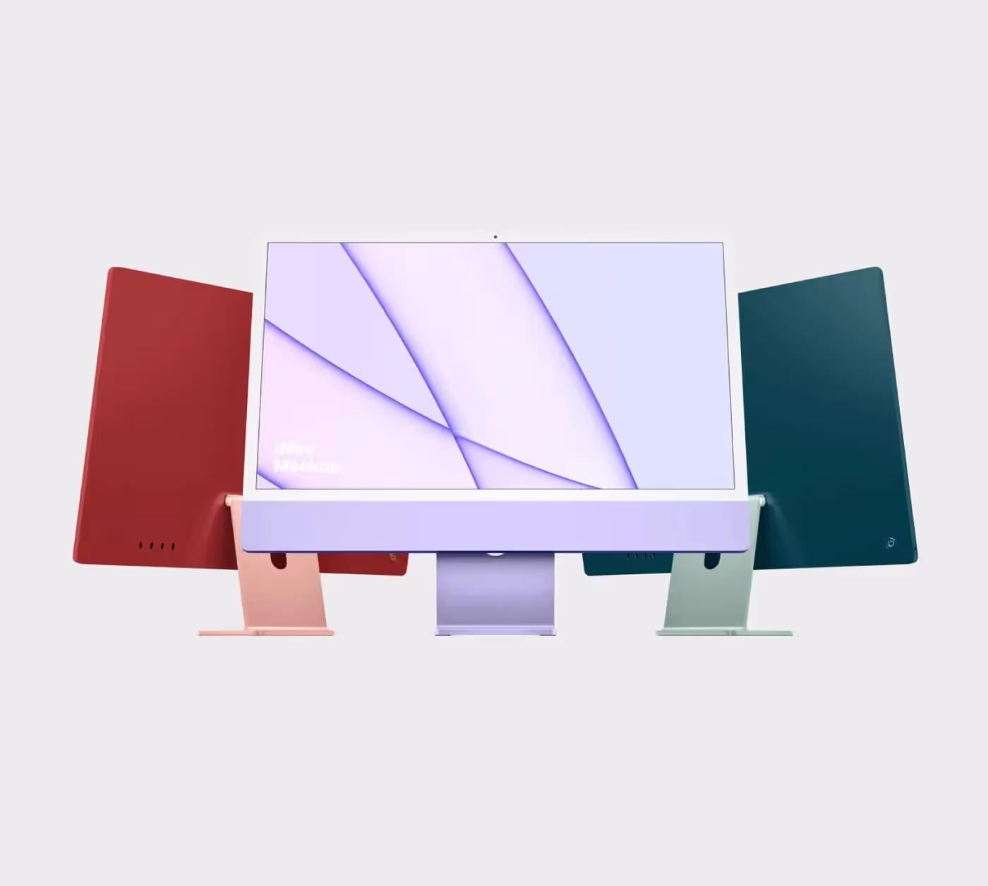 iMac 24-inch Mockups | Pro Designer Pack
