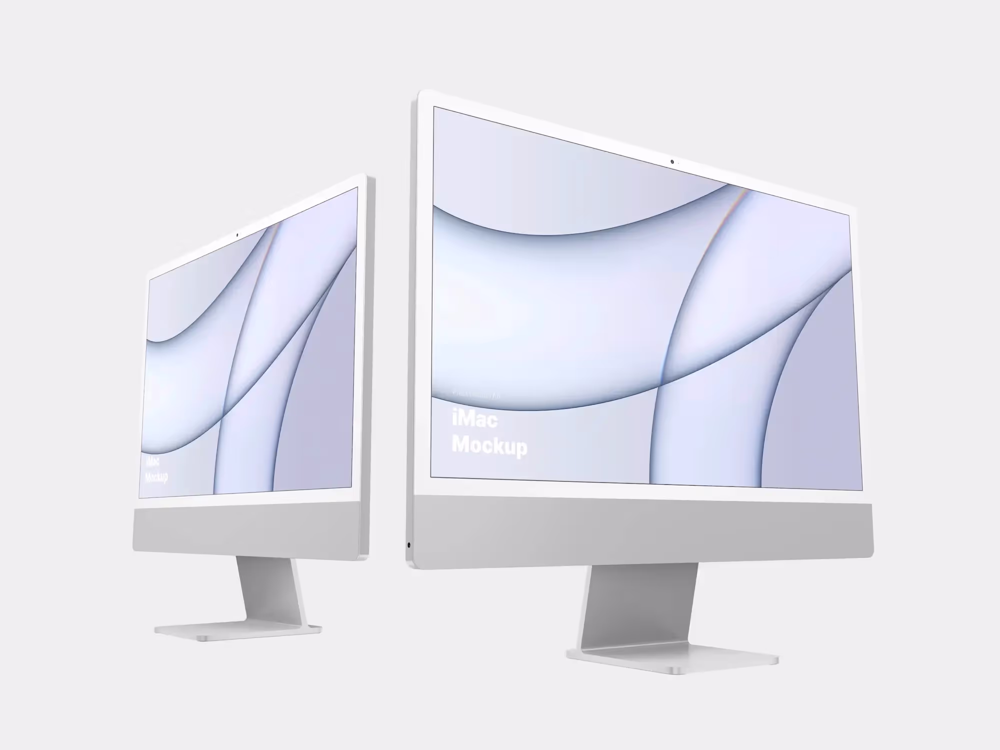 iMac 24-inch Mockups | Full Resolution File
