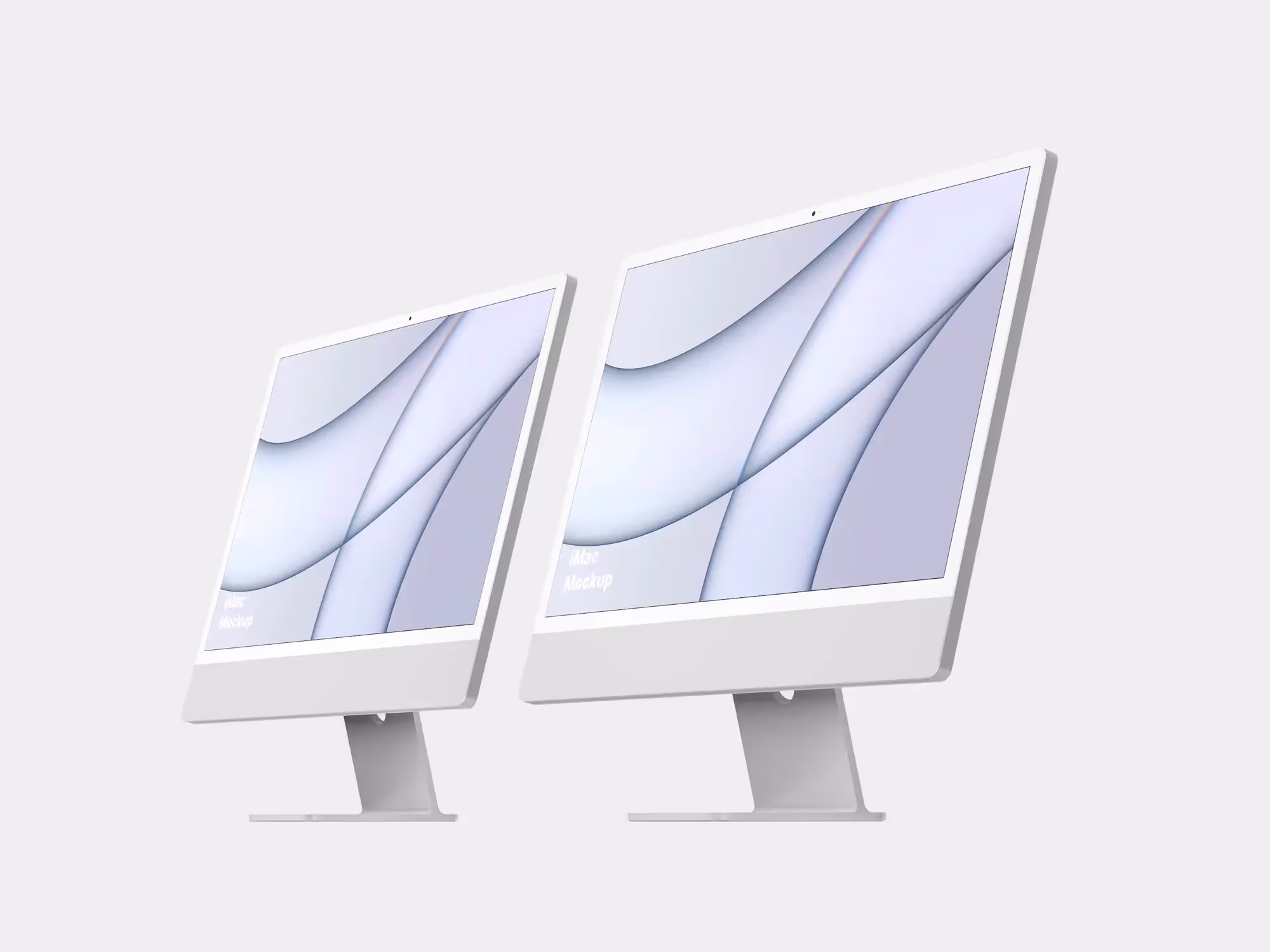 iMac 24-inch Mockups | High Quality Asset