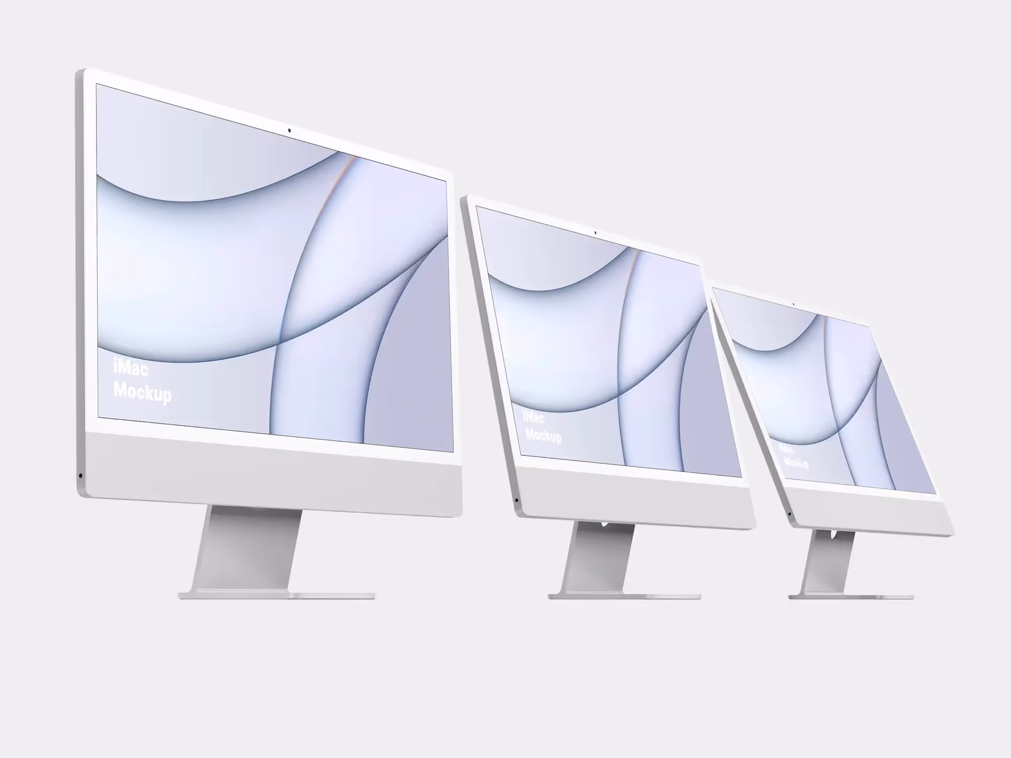 iMac 24-inch Mockups | Download at ls.graphics