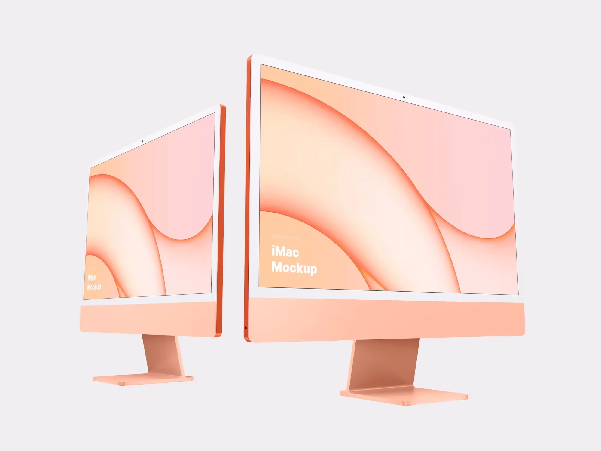 iMac 24-inch Mockups | Full Resolution File