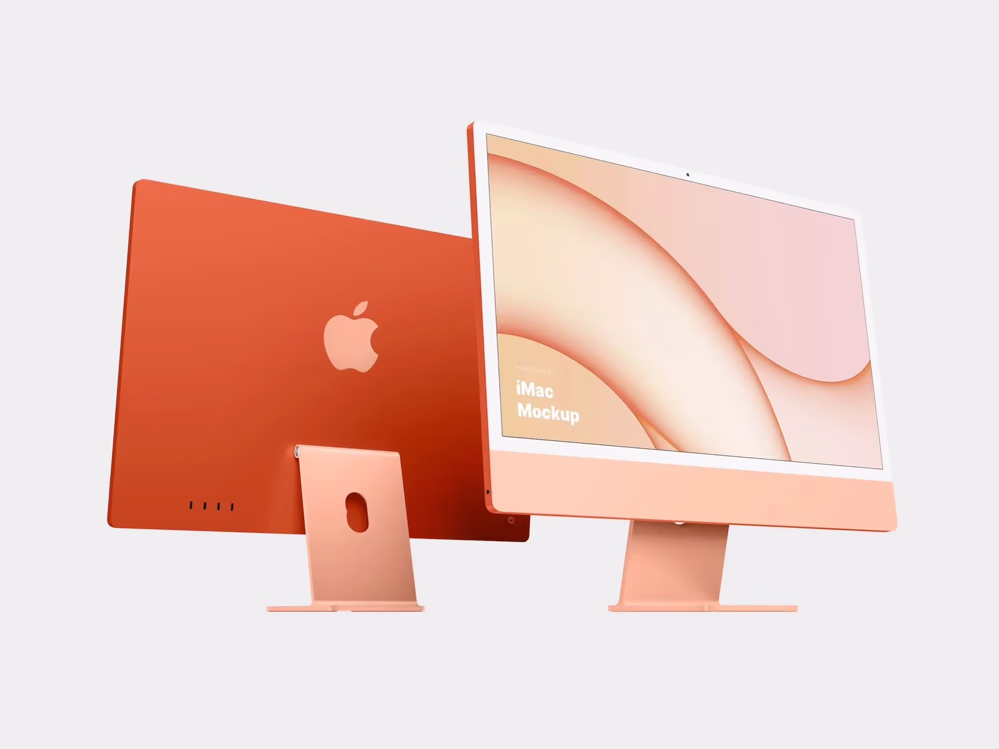 iMac 24-inch Mockups | Best Commercial Version