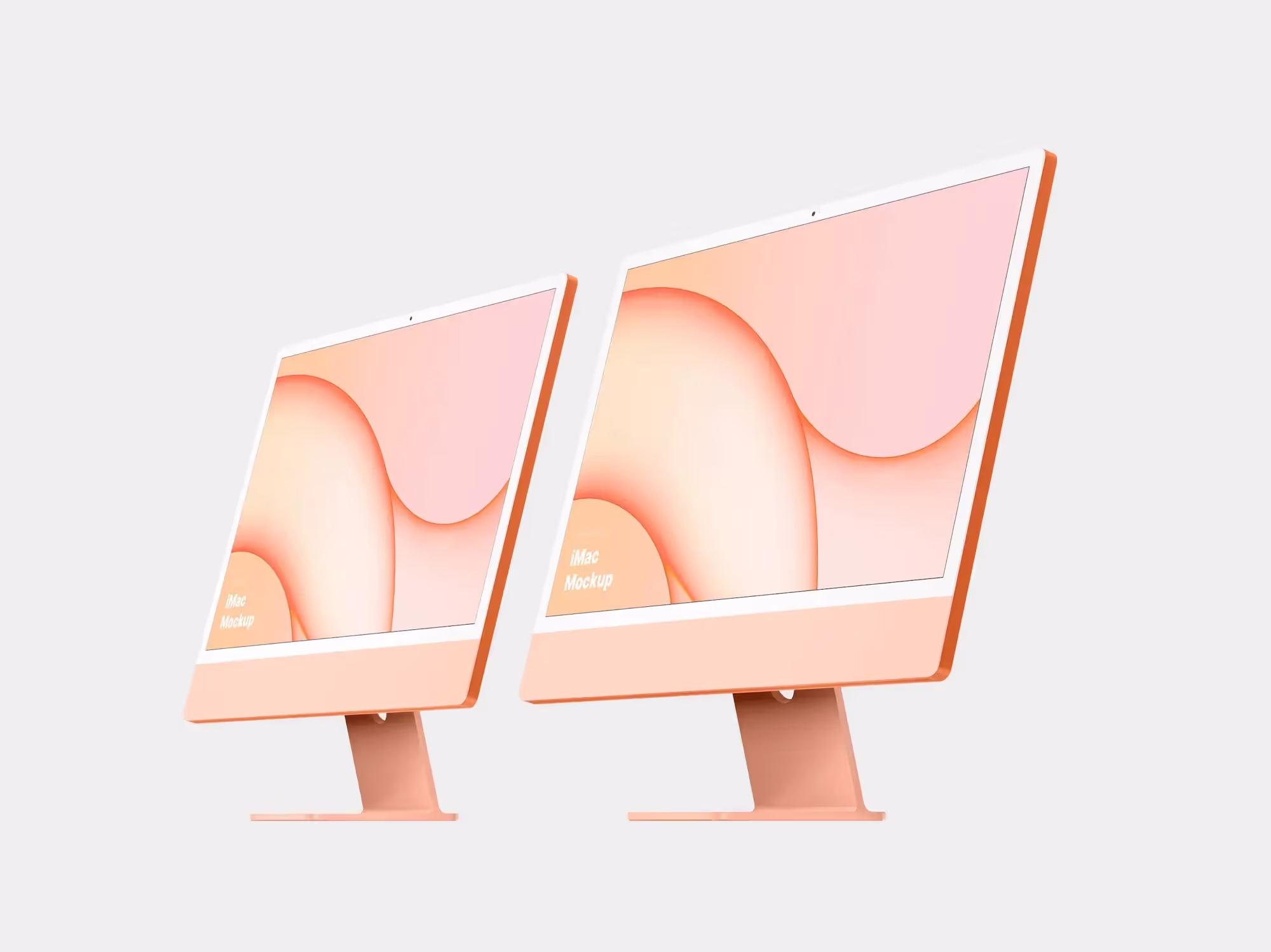 iMac 24-inch Mockups | Pro Designer Pack