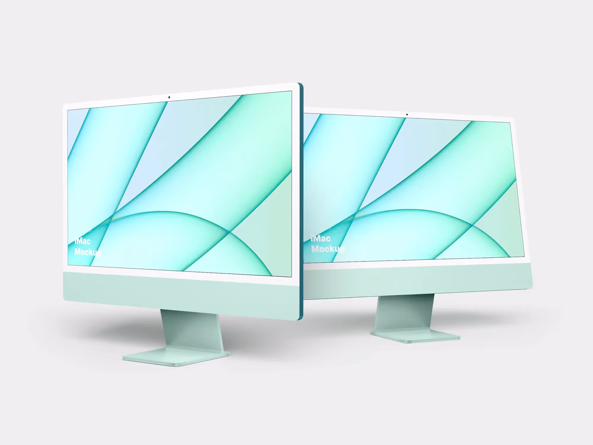 iMac 24-inch Mockups | Available on ls.graphics