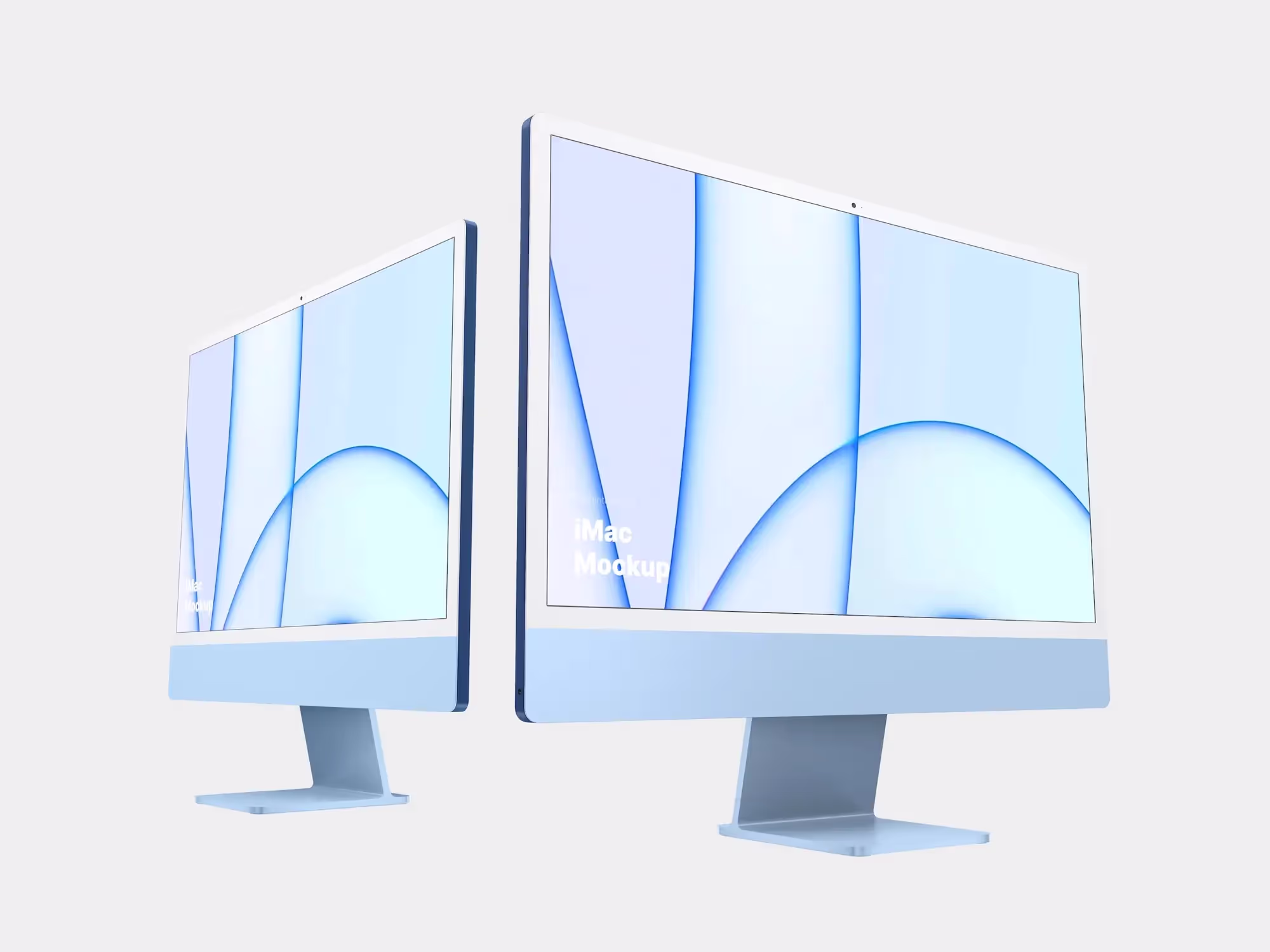 iMac 24-inch Mockups | Pro Designer Pack