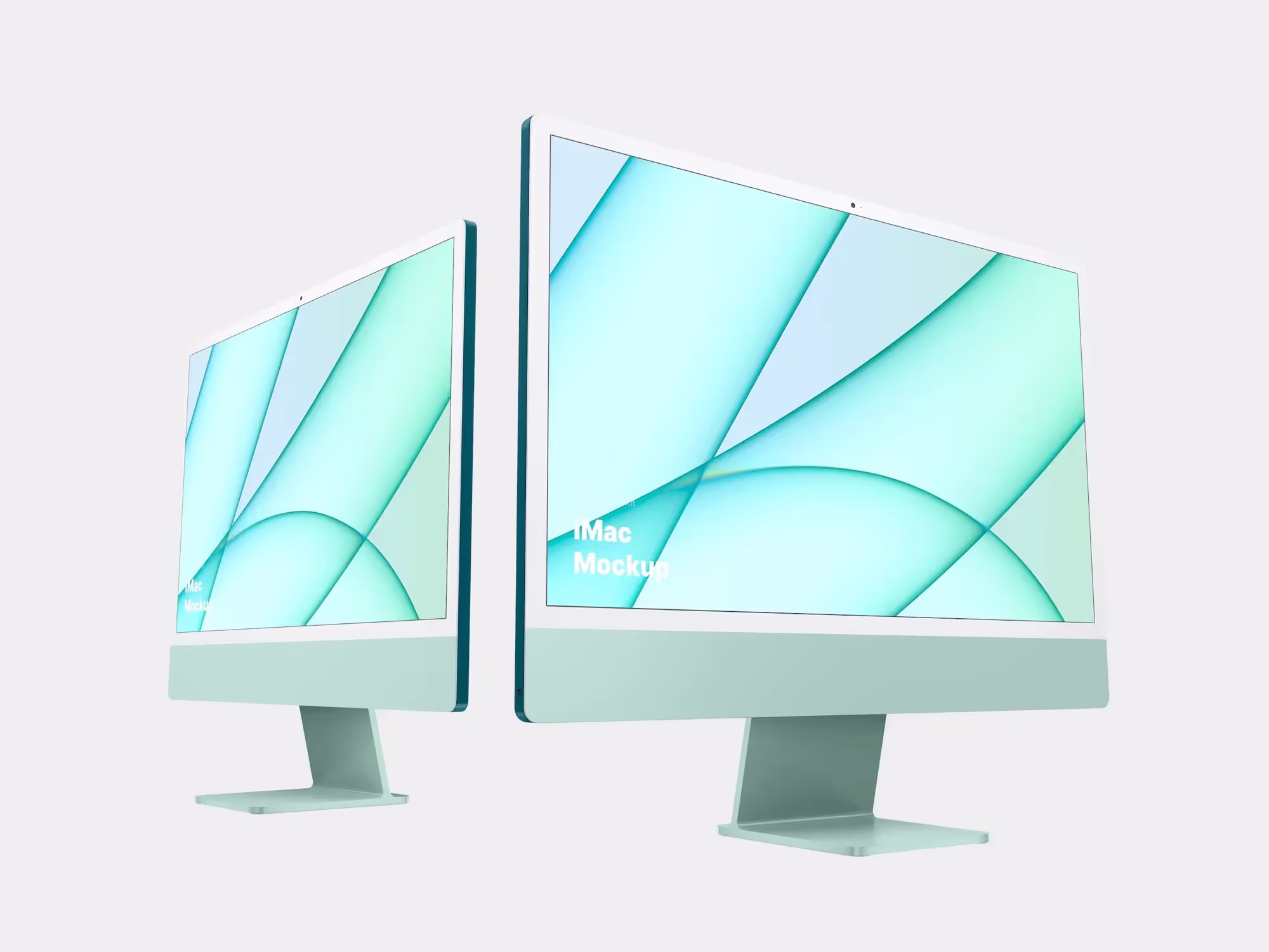iMac 24-inch Mockups | Commercial License Ready