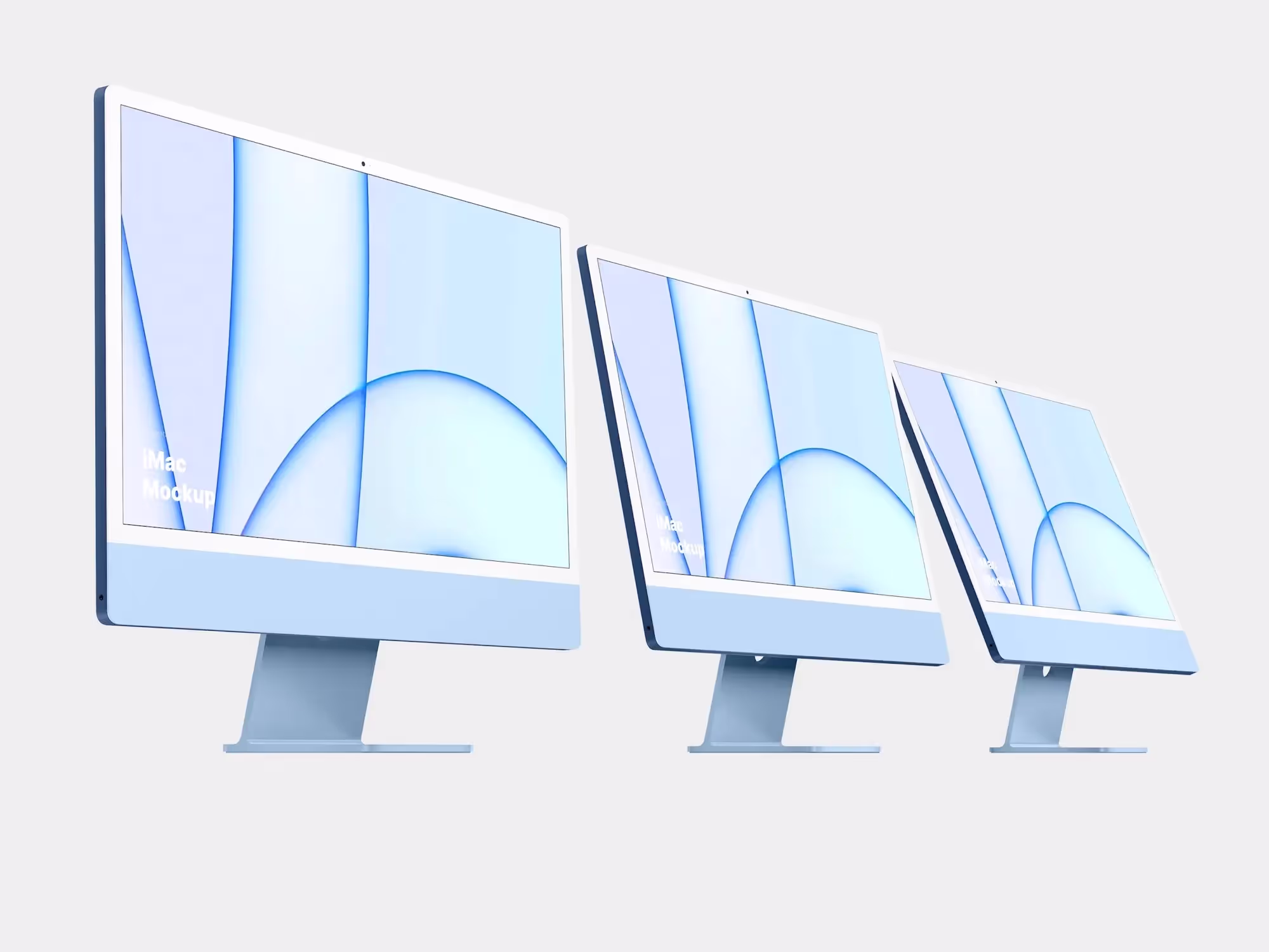 iMac 24-inch Mockups | Pro Designer Pack