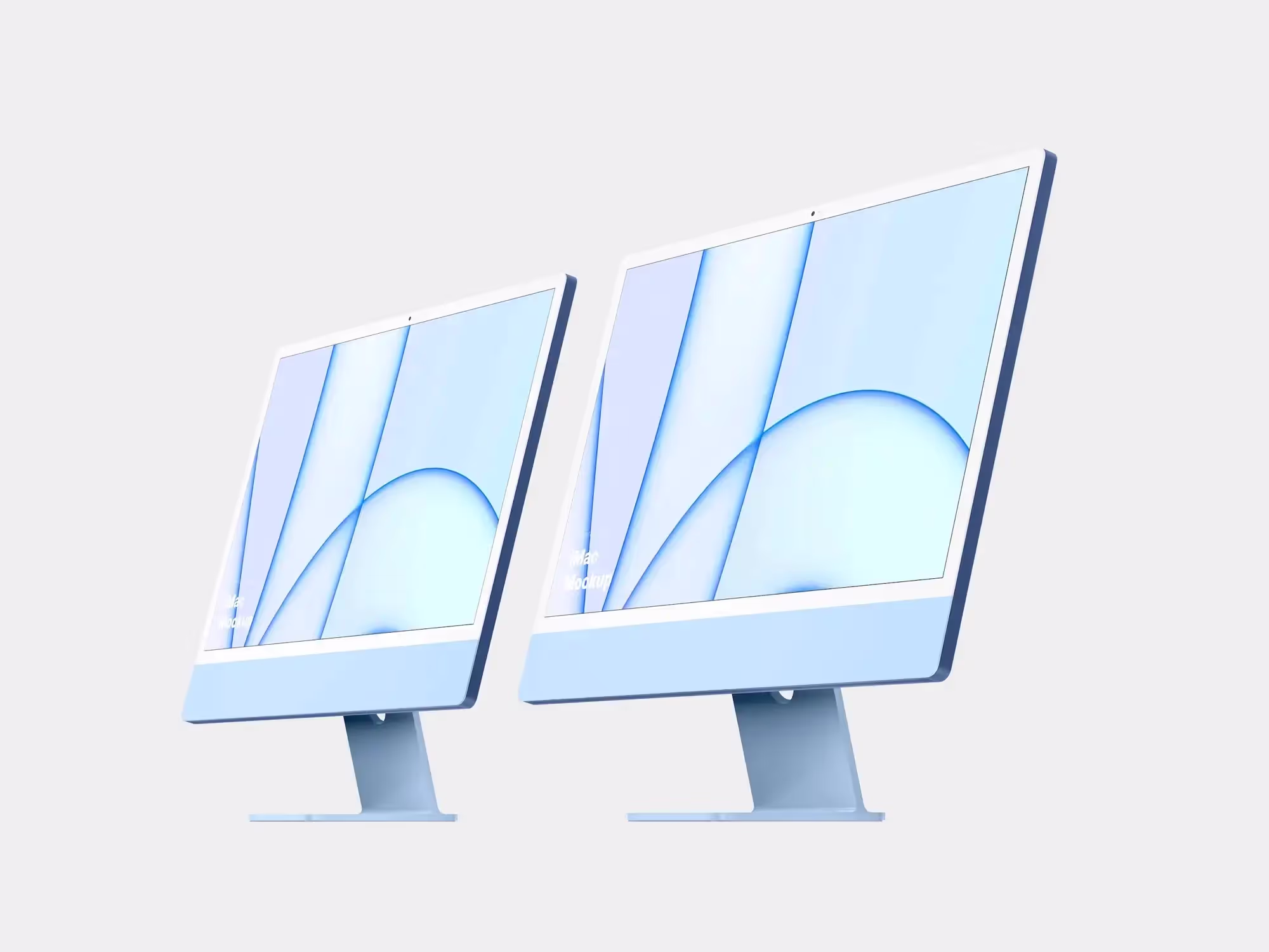 iMac 24-inch Mockups | Download at ls.graphics
