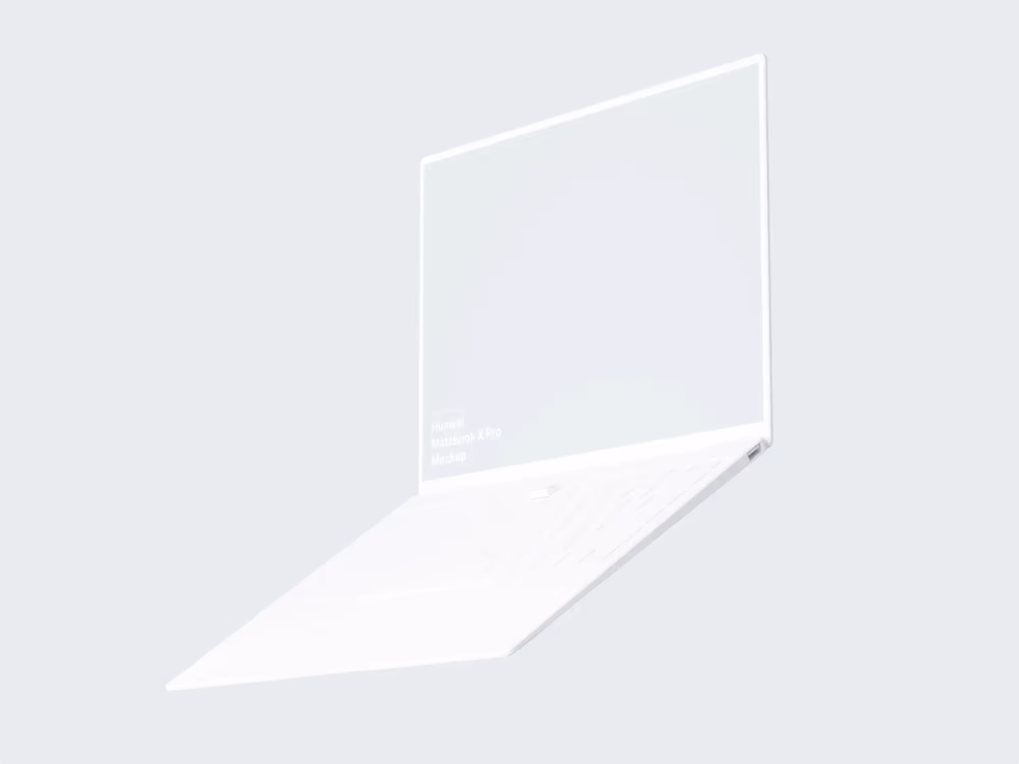 Huawei MateBook X Pro Mockups | Full Resolution File