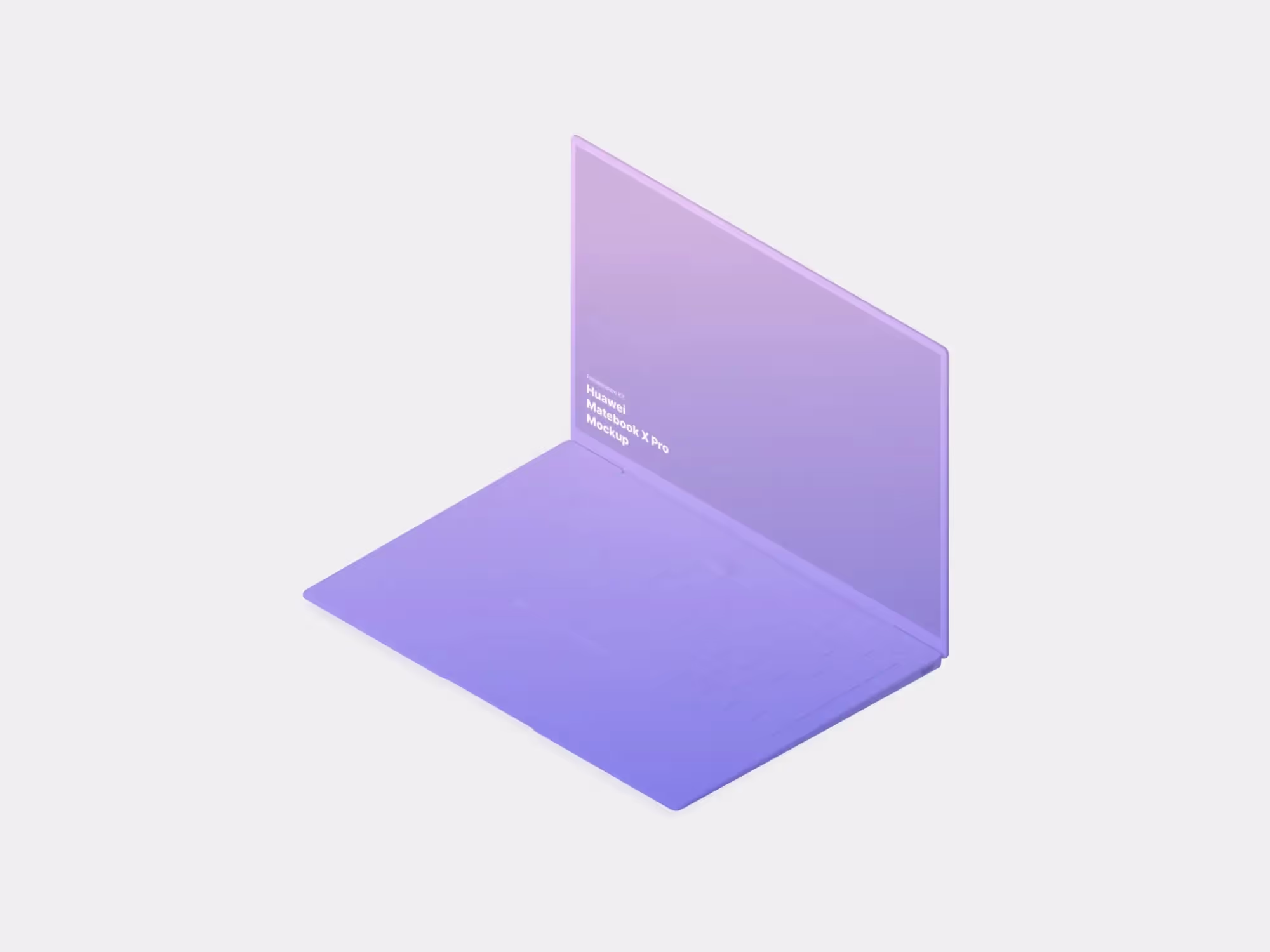 Huawei MateBook X Pro Mockups | High Quality Asset