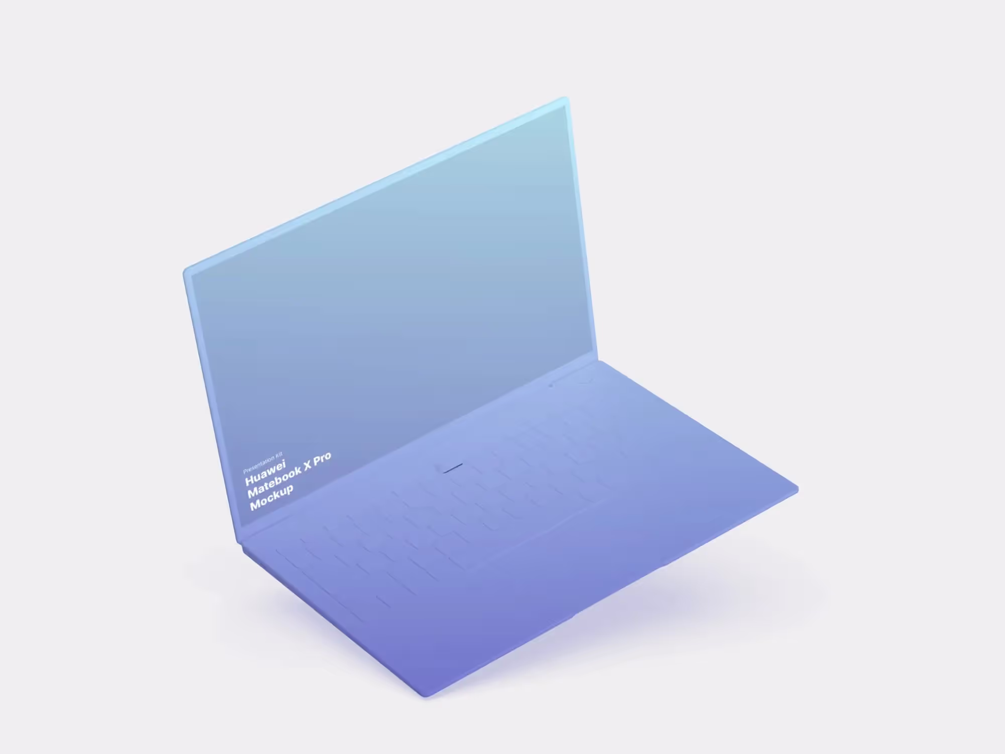 Huawei MateBook X Pro Mockups | Full Resolution File