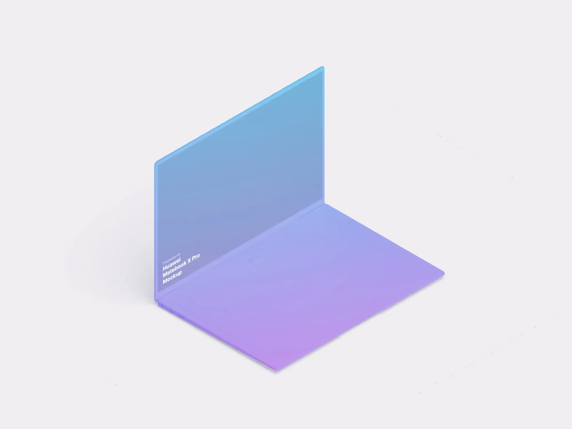Huawei MateBook X Pro Mockups | High Quality Asset