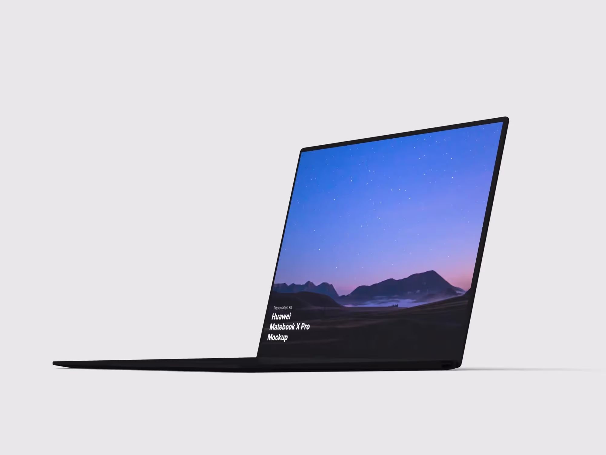Huawei MateBook X Pro Mockups | Top Selling Mockup