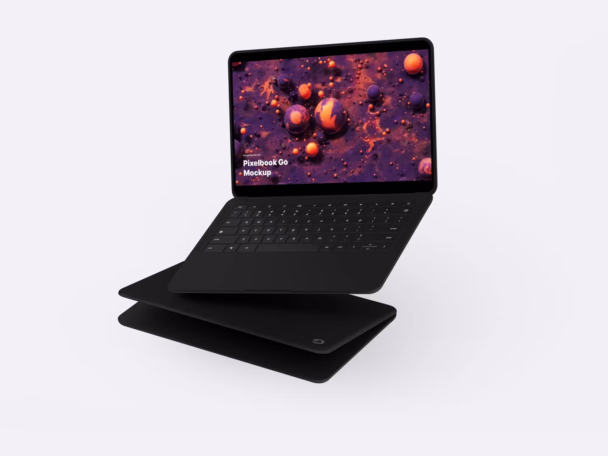 Google PixelBook Go Mockups | Available on ls.graphics