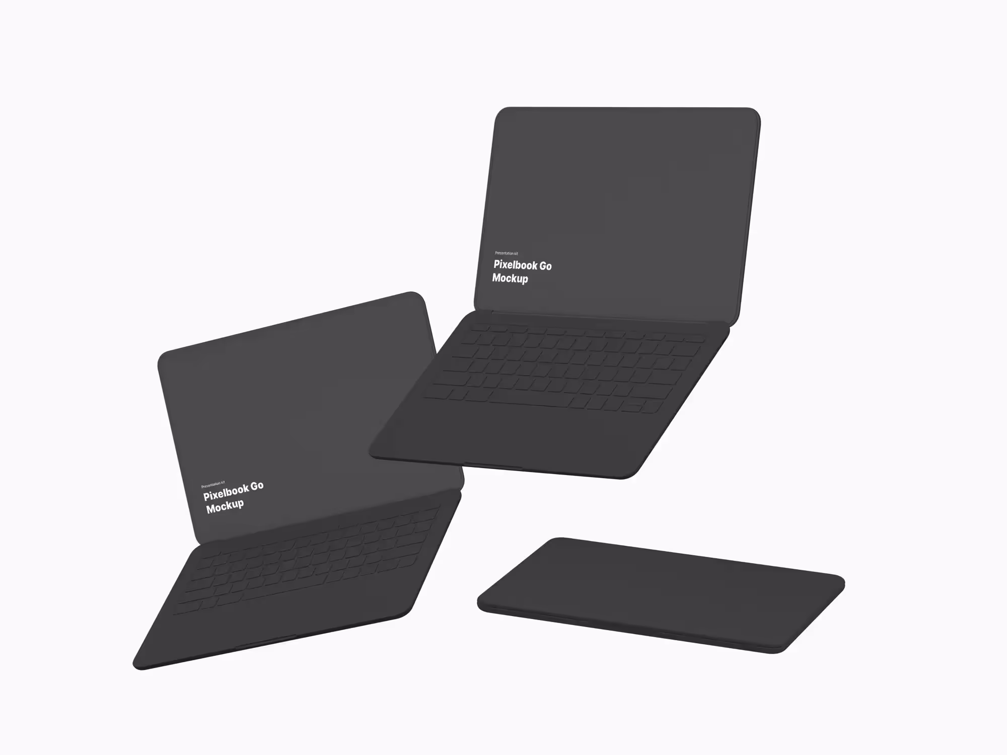 Google PixelBook Go Mockups | Available on ls.graphics