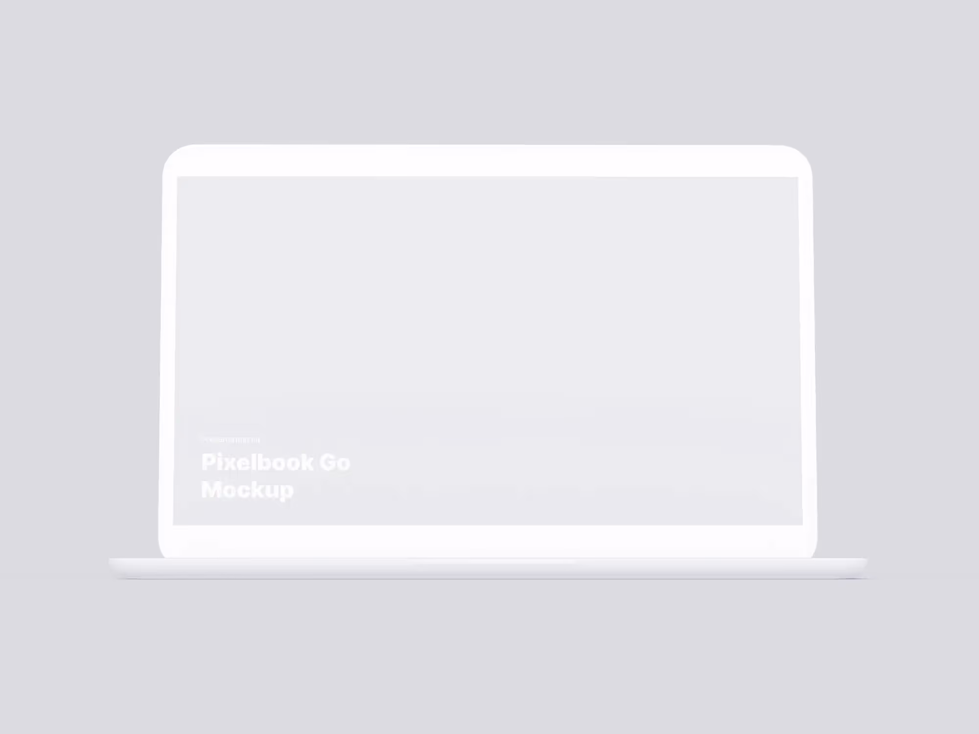 Google PixelBook Go Mockups | Full Resolution File