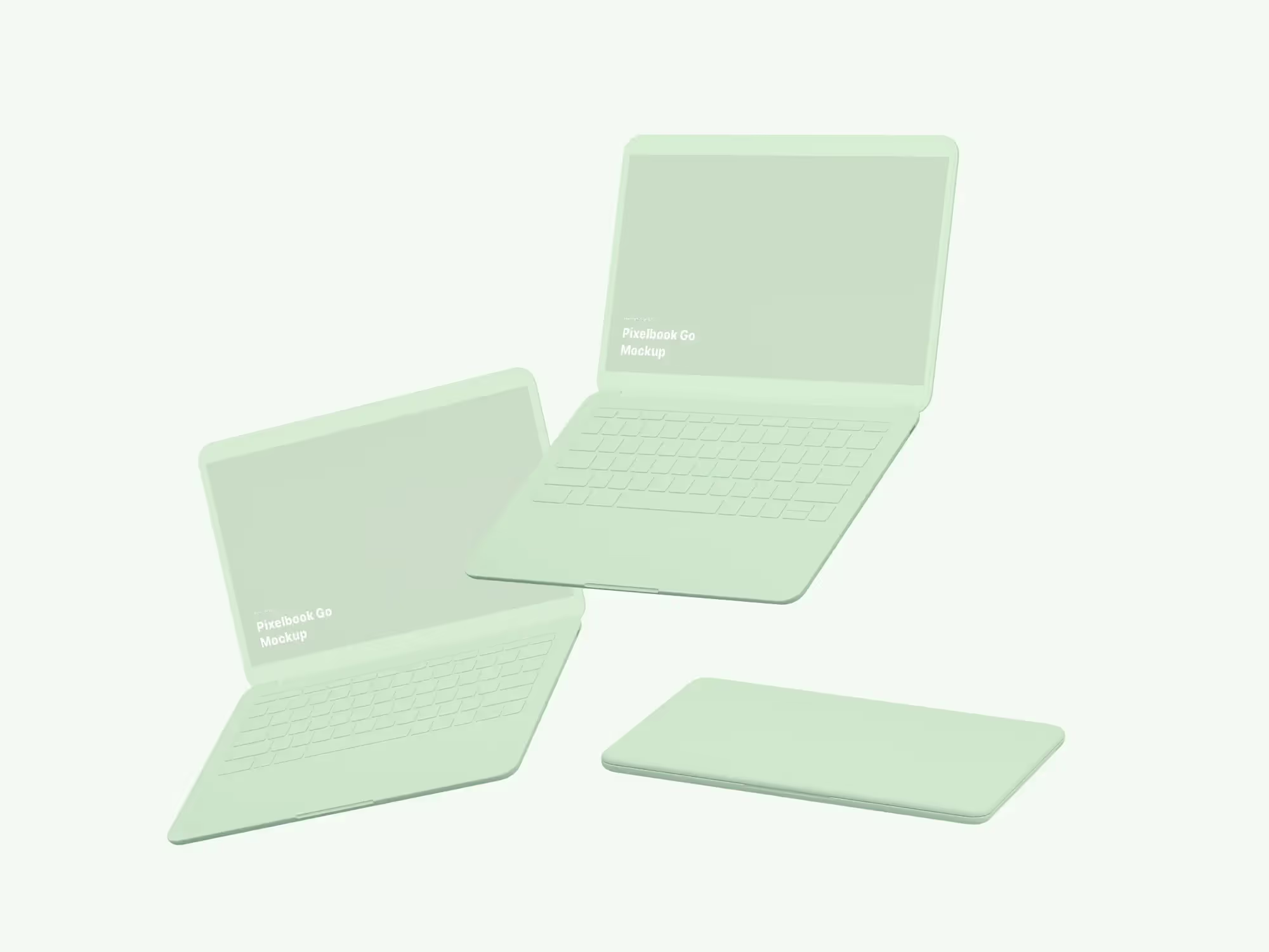 Google PixelBook Go Mockups | High Quality Asset